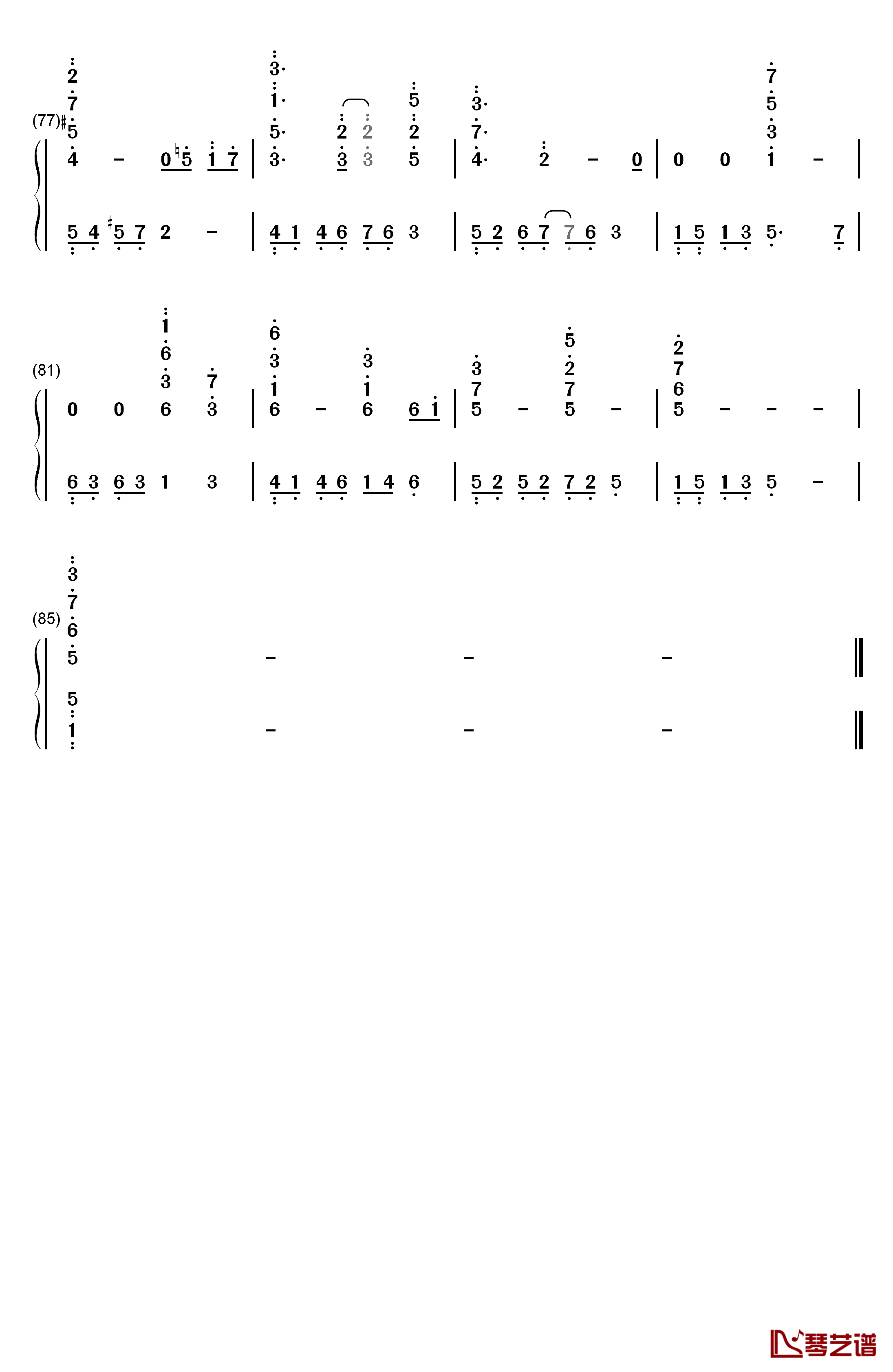 いのちの名前钢琴简谱-数字双手-久石让 宫崎骏5