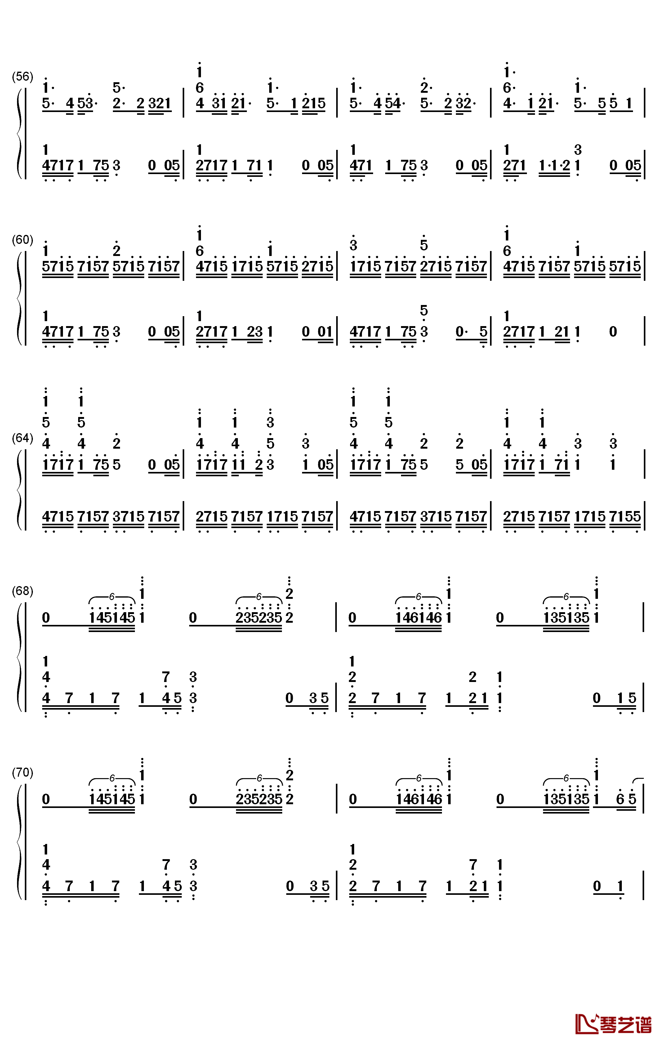 愛にできることはまだあるかい钢琴简谱-数字双手-Radwimps4