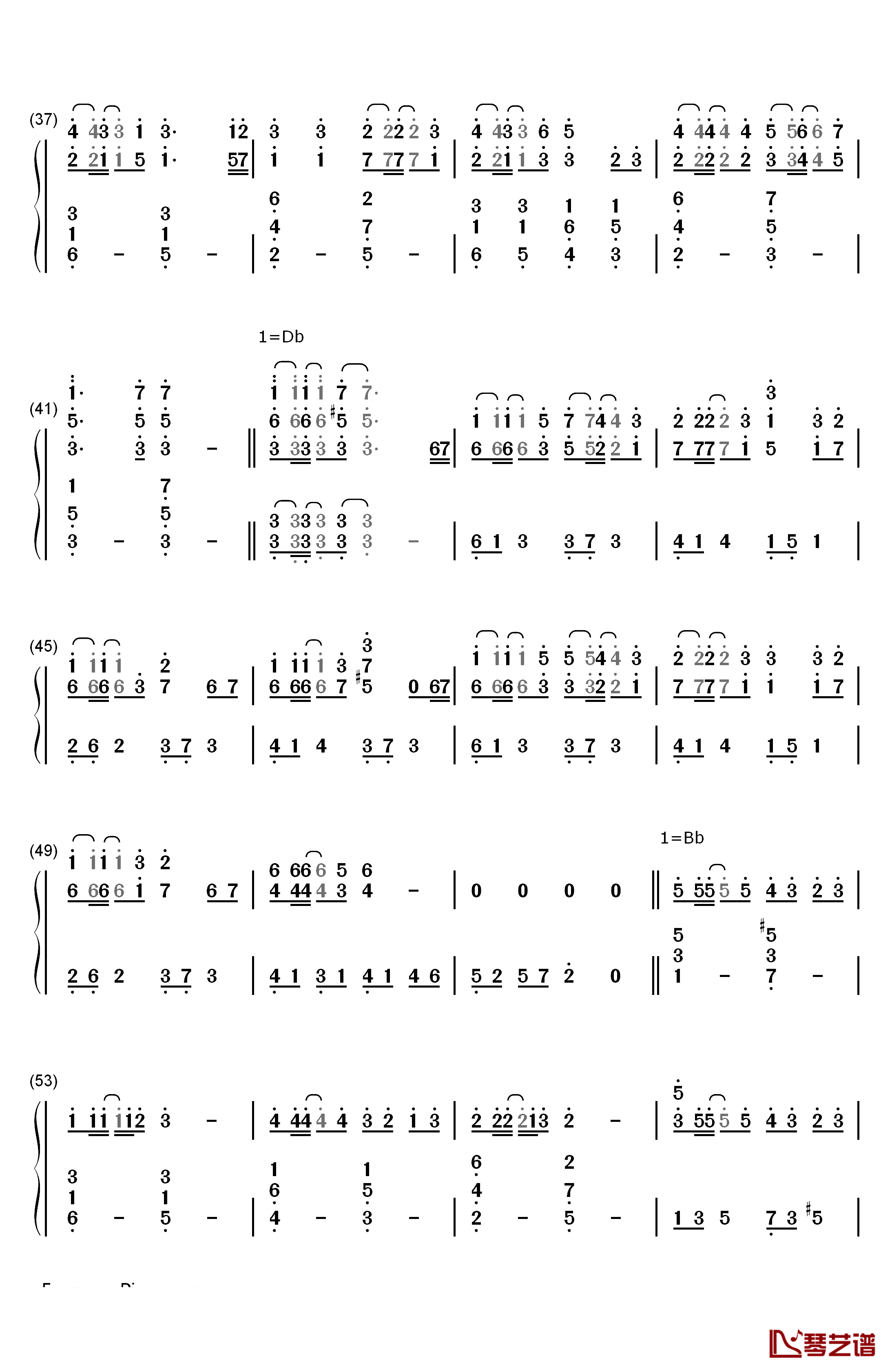 悪ノ召使钢琴简谱-数字双手-鏡音レン3