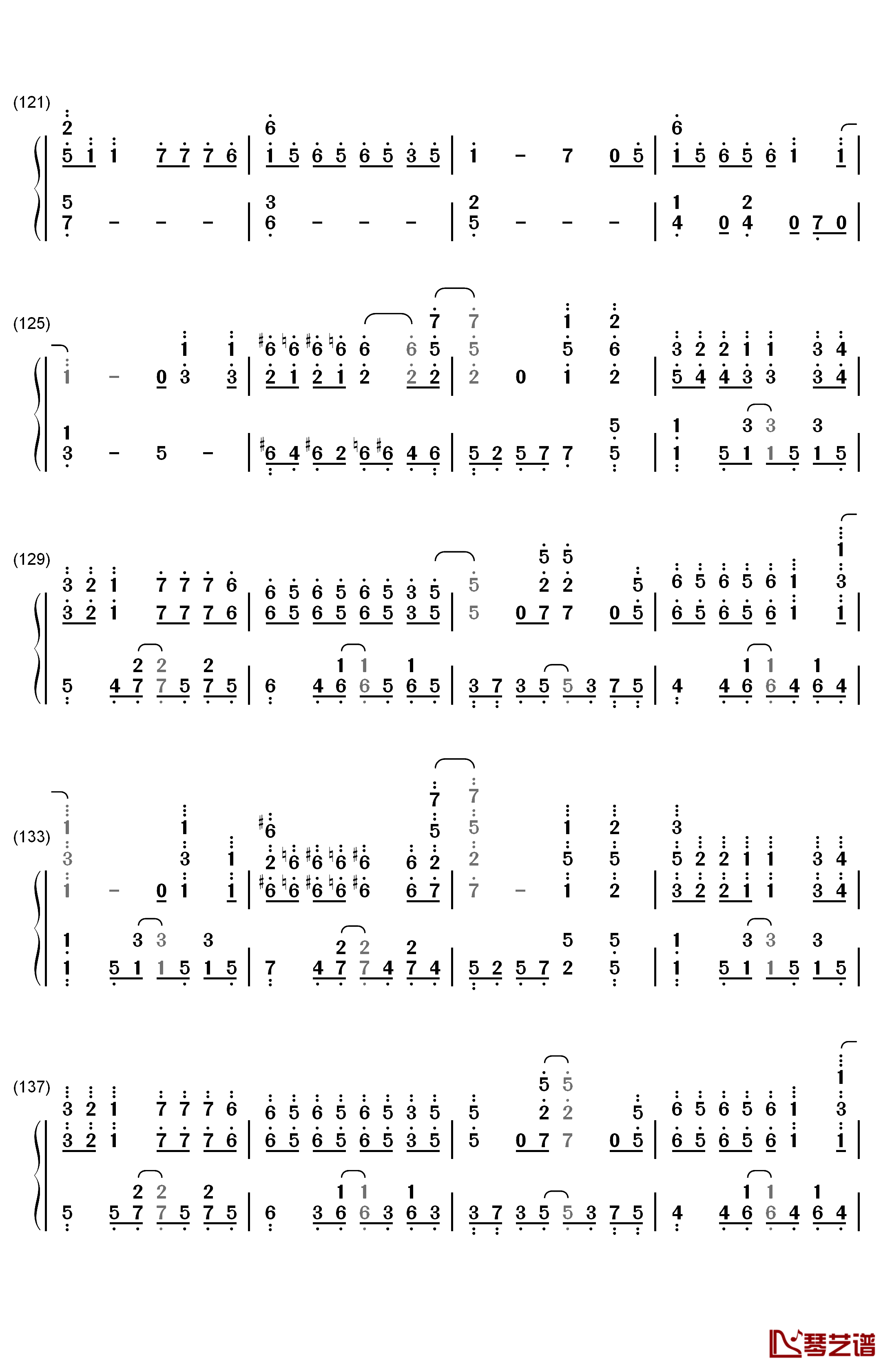 手纸 ～拝启 十五の君へ～Angela Aki钢琴简谱-数字双手-Angela Aki7