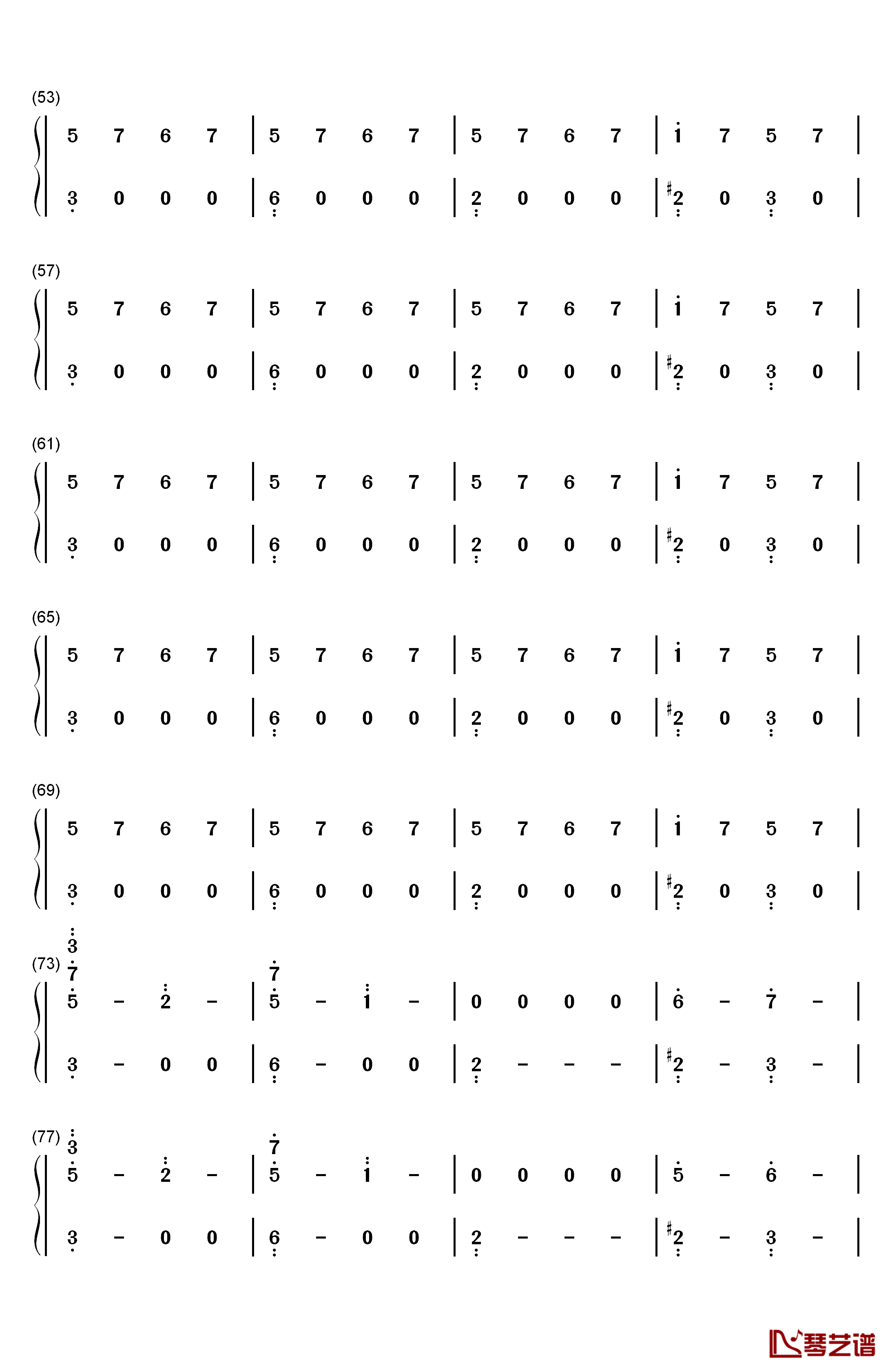 Bank Account钢琴简谱-数字双手-21 Savage3