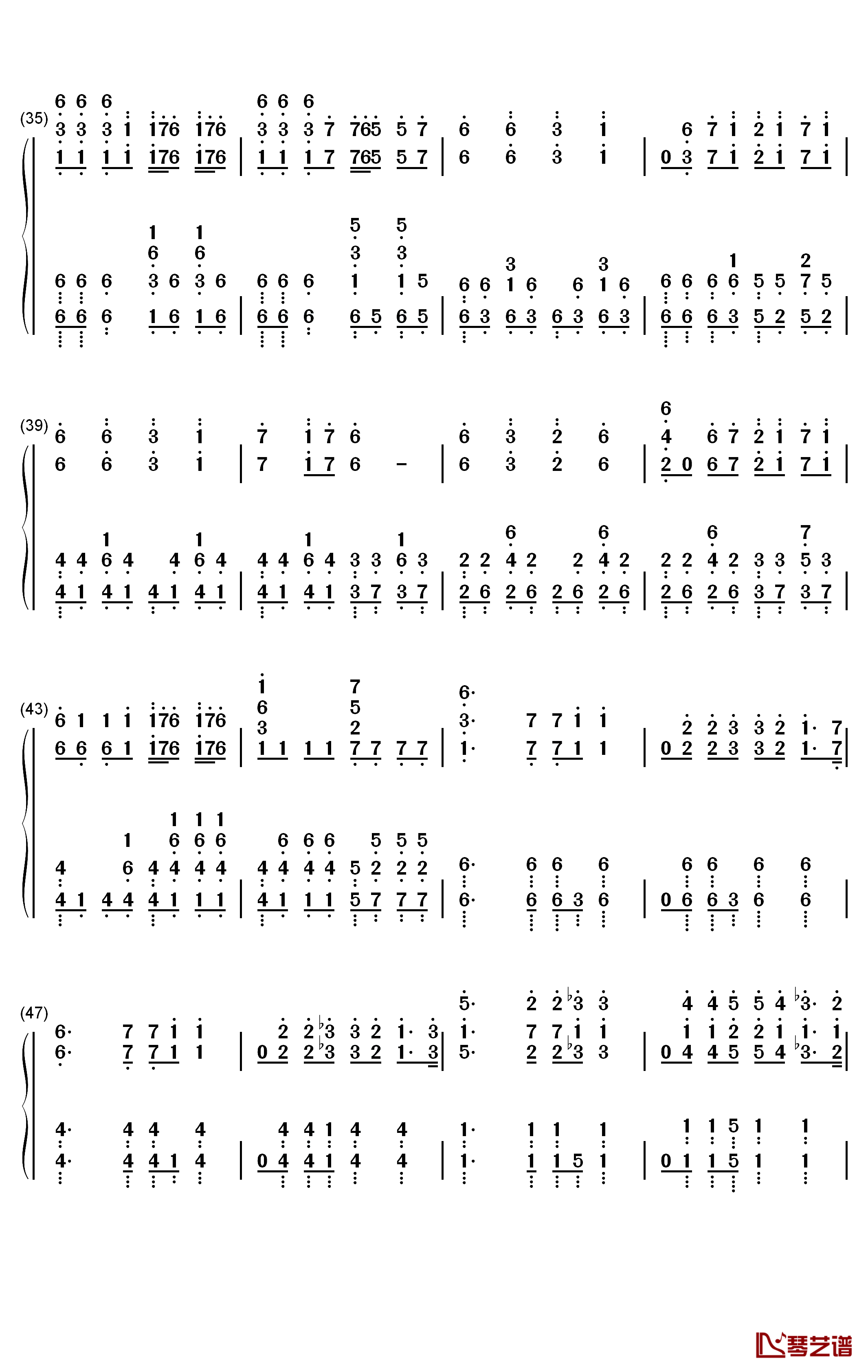 The 3rd Anniversary钢琴简谱-数字双手-猎豹移动公司3