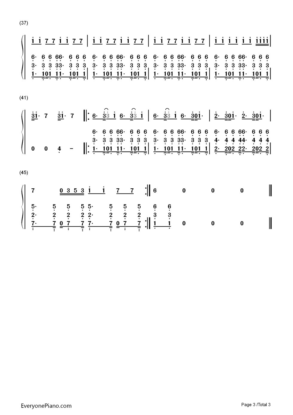 Mr. Saxobeat钢琴简谱-数字双手-Alexandra Stan3