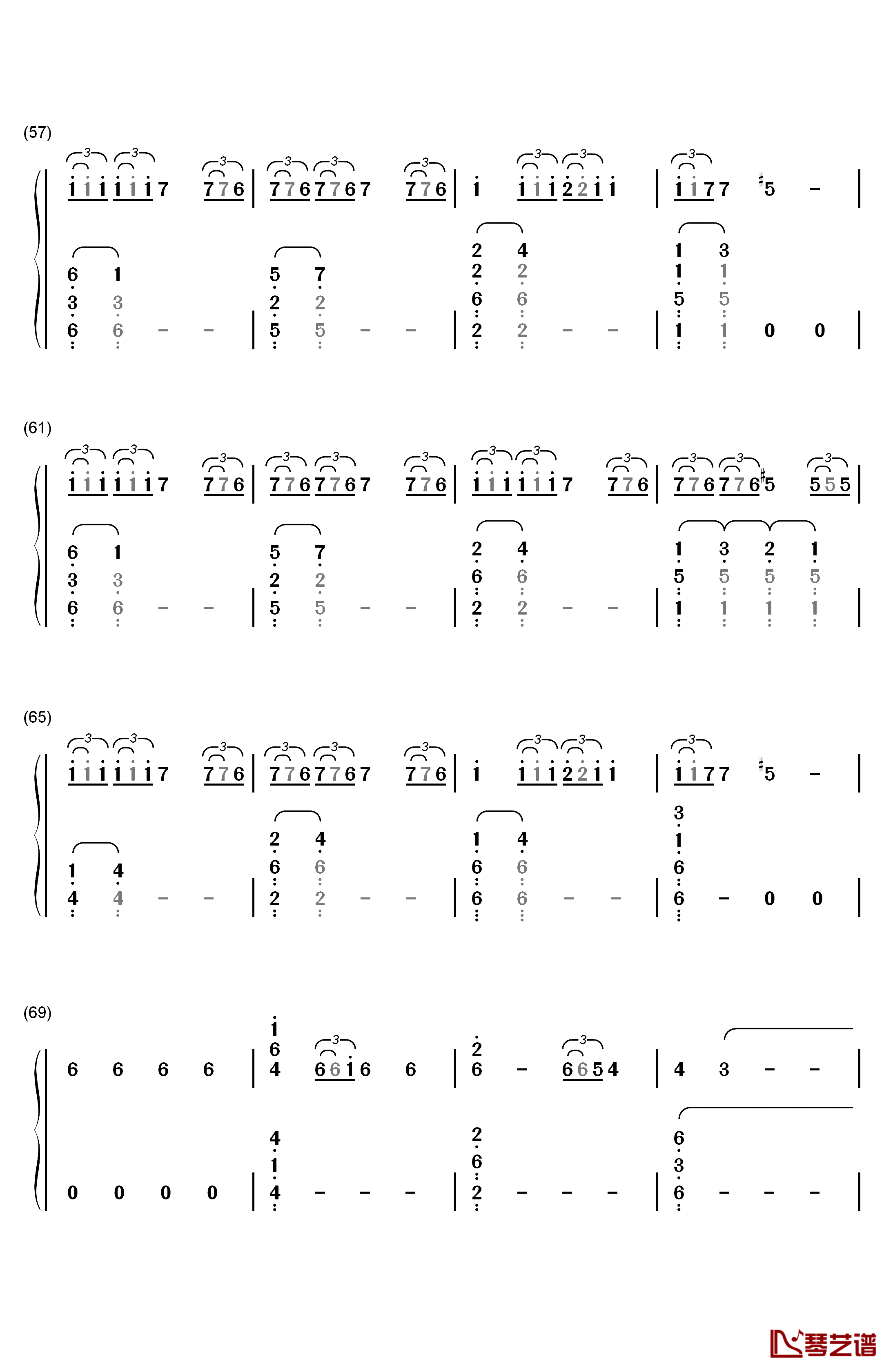 Stressed Out钢琴简谱-数字双手-Twenty One Pilots4