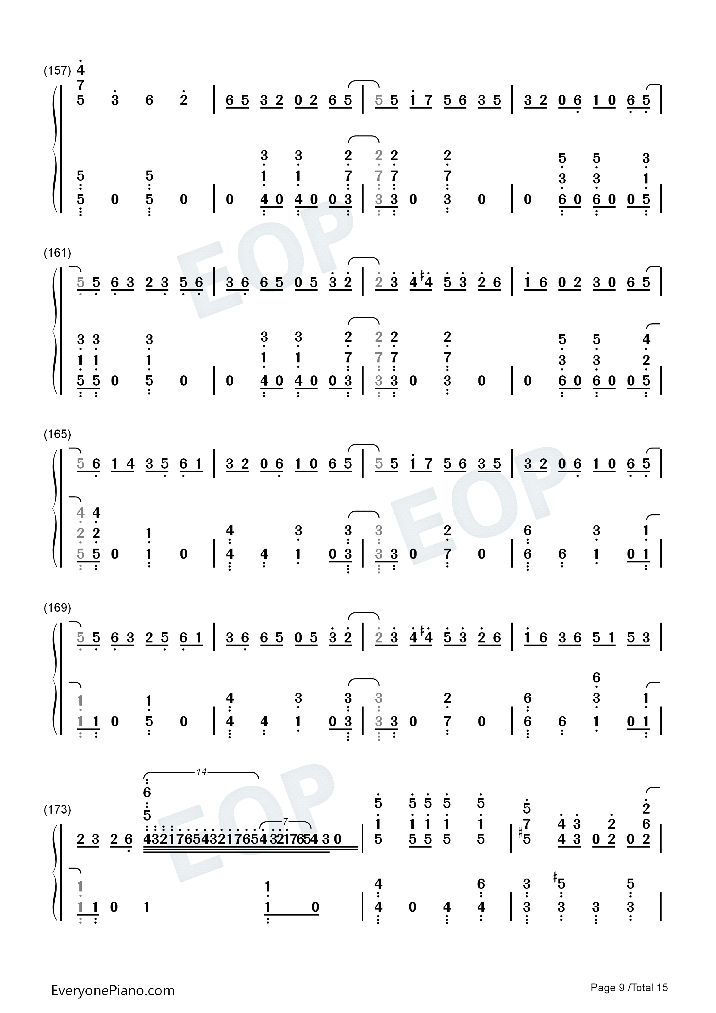 夜に駆ける钢琴简谱-Yoasobi演唱9