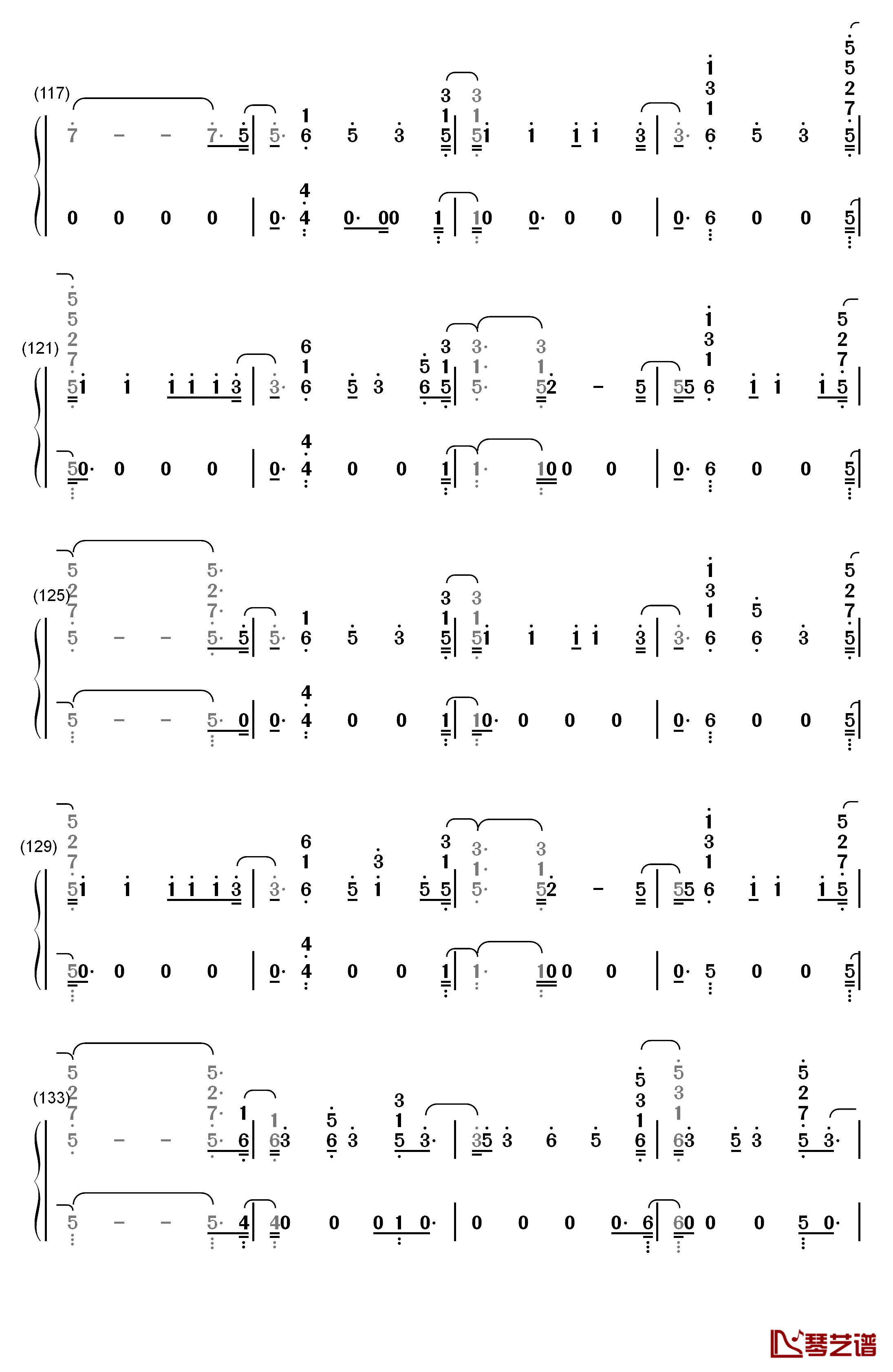 Learn To Let Go钢琴简谱-数字双手-Kesha7