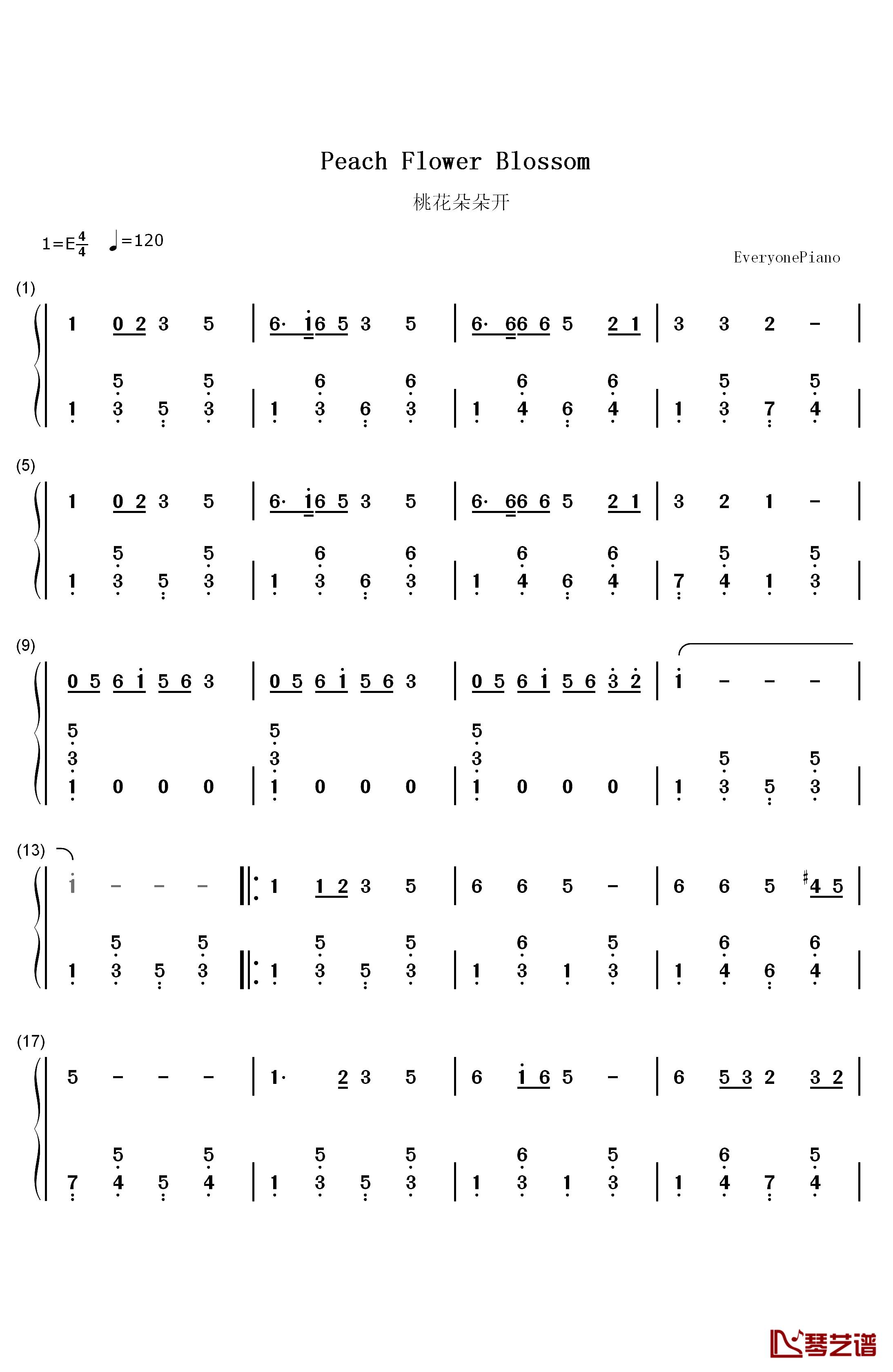 玩具钢琴简谱数字图片