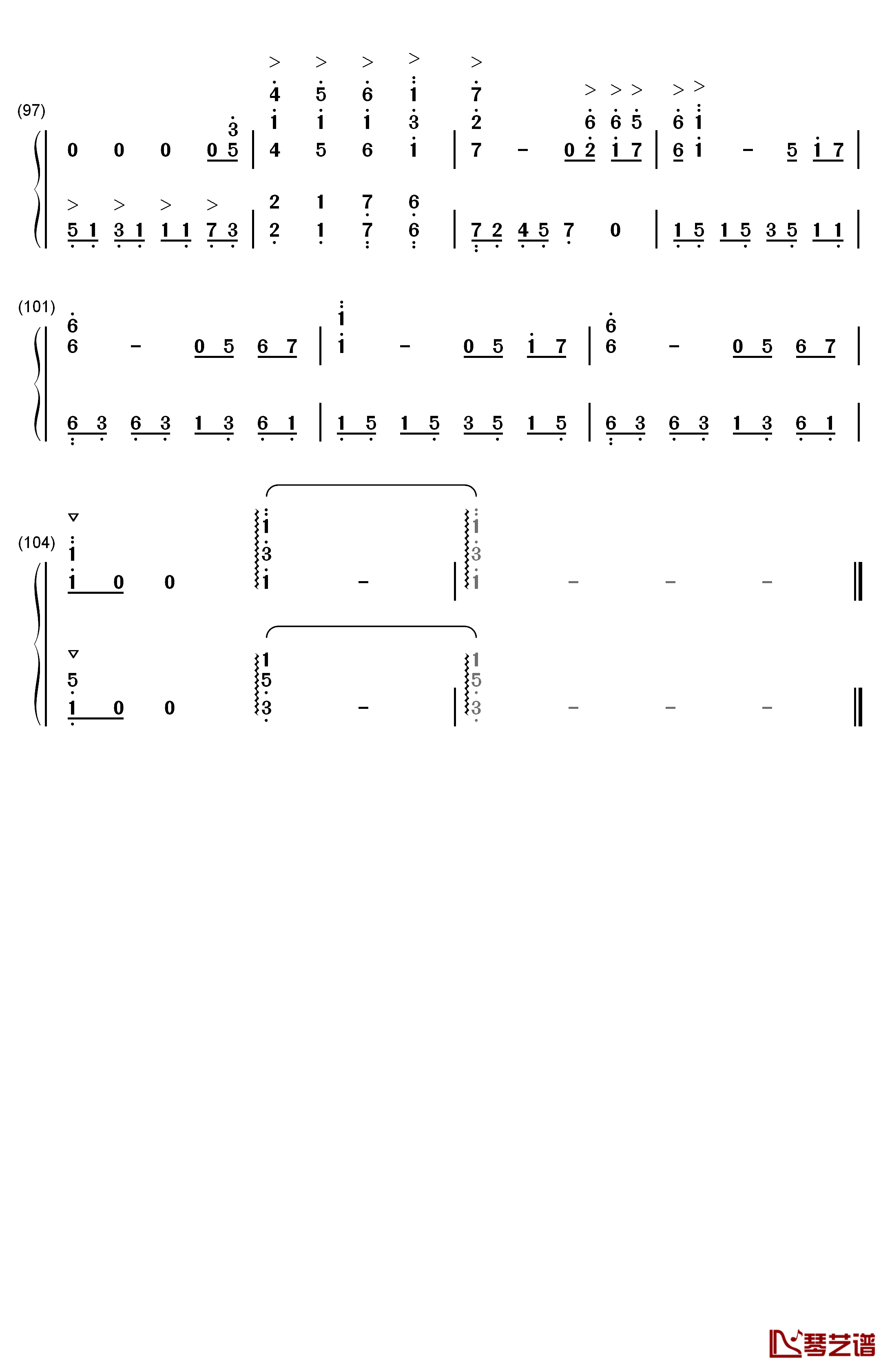 シークレットグラフィティー钢琴简谱-数字双手-乃木坂465