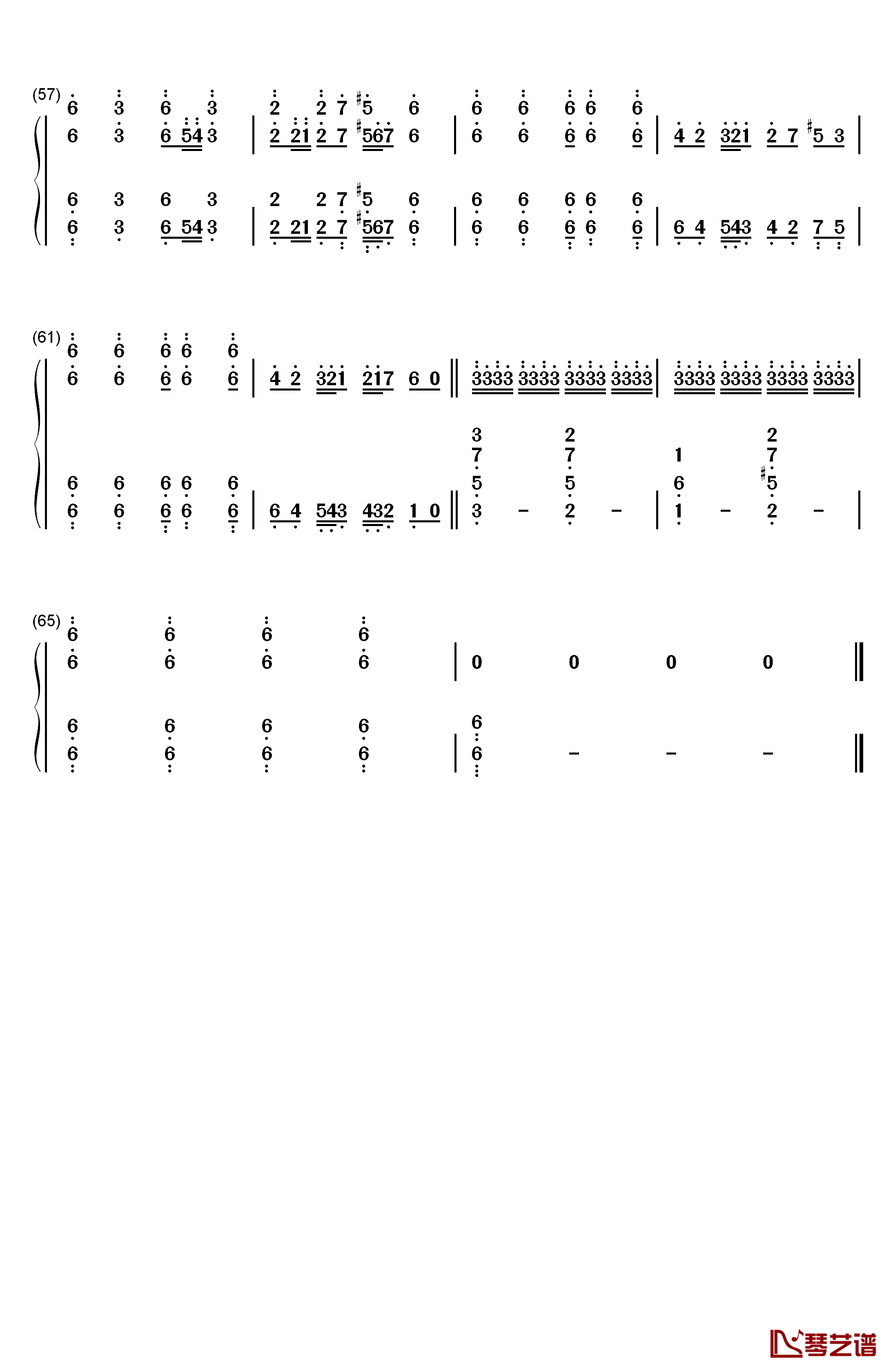 Soviet March钢琴简谱-数字双手-James Hannigan4