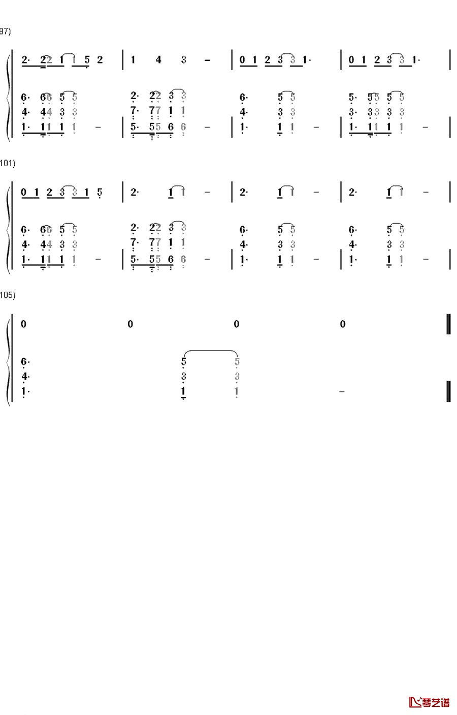 I Would钢琴简谱-数字双手-One Direction6