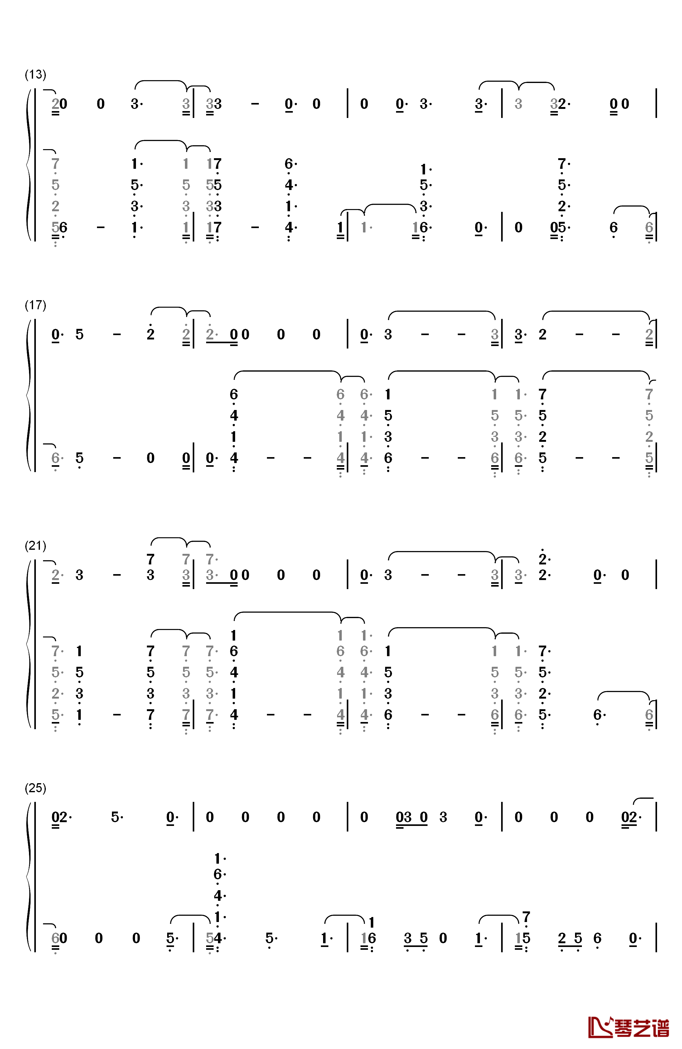 Dress钢琴简谱-数字双手-Taylor Swift2