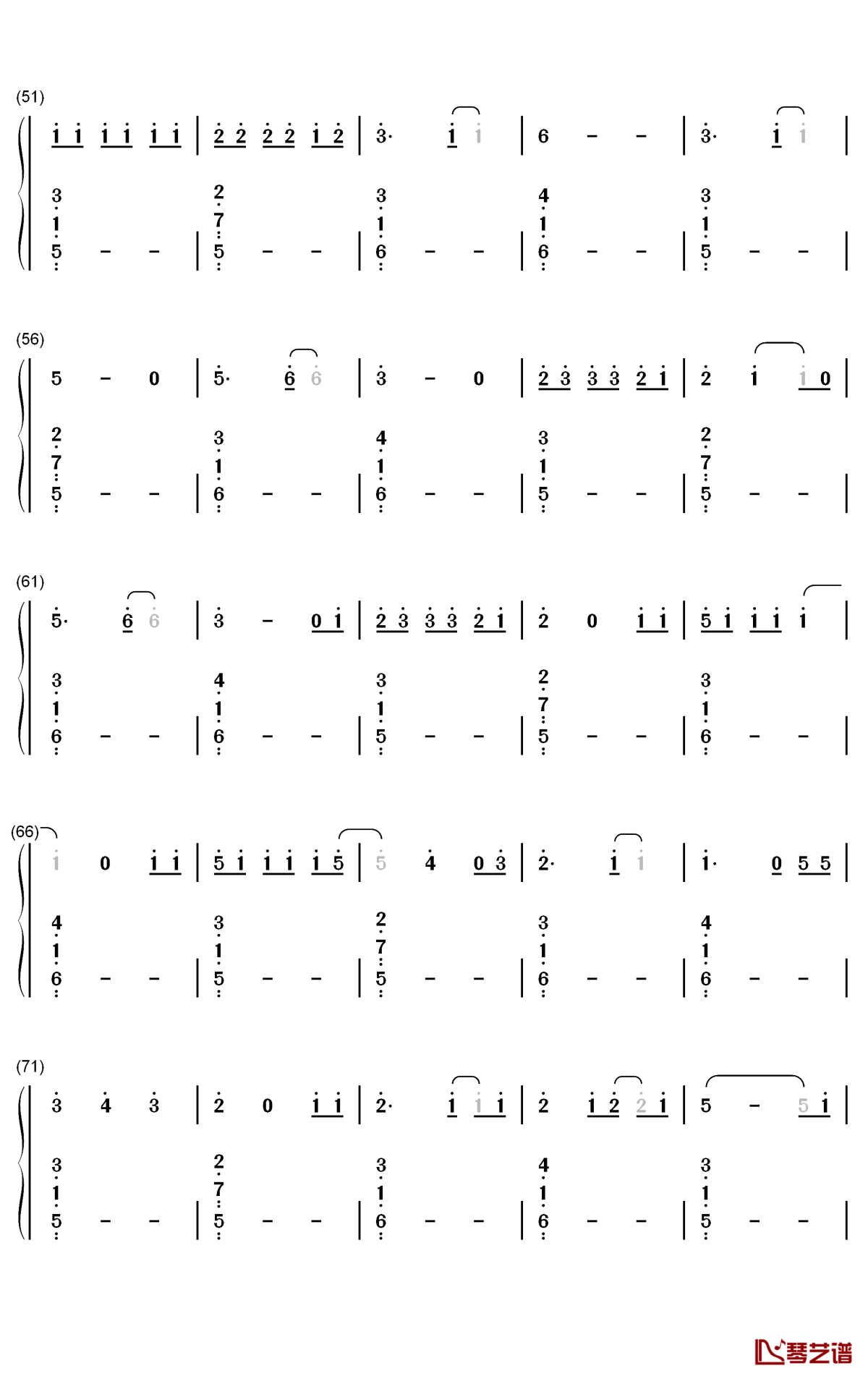 Mikrokosmos钢琴简谱-数字双手-防弹少年团3