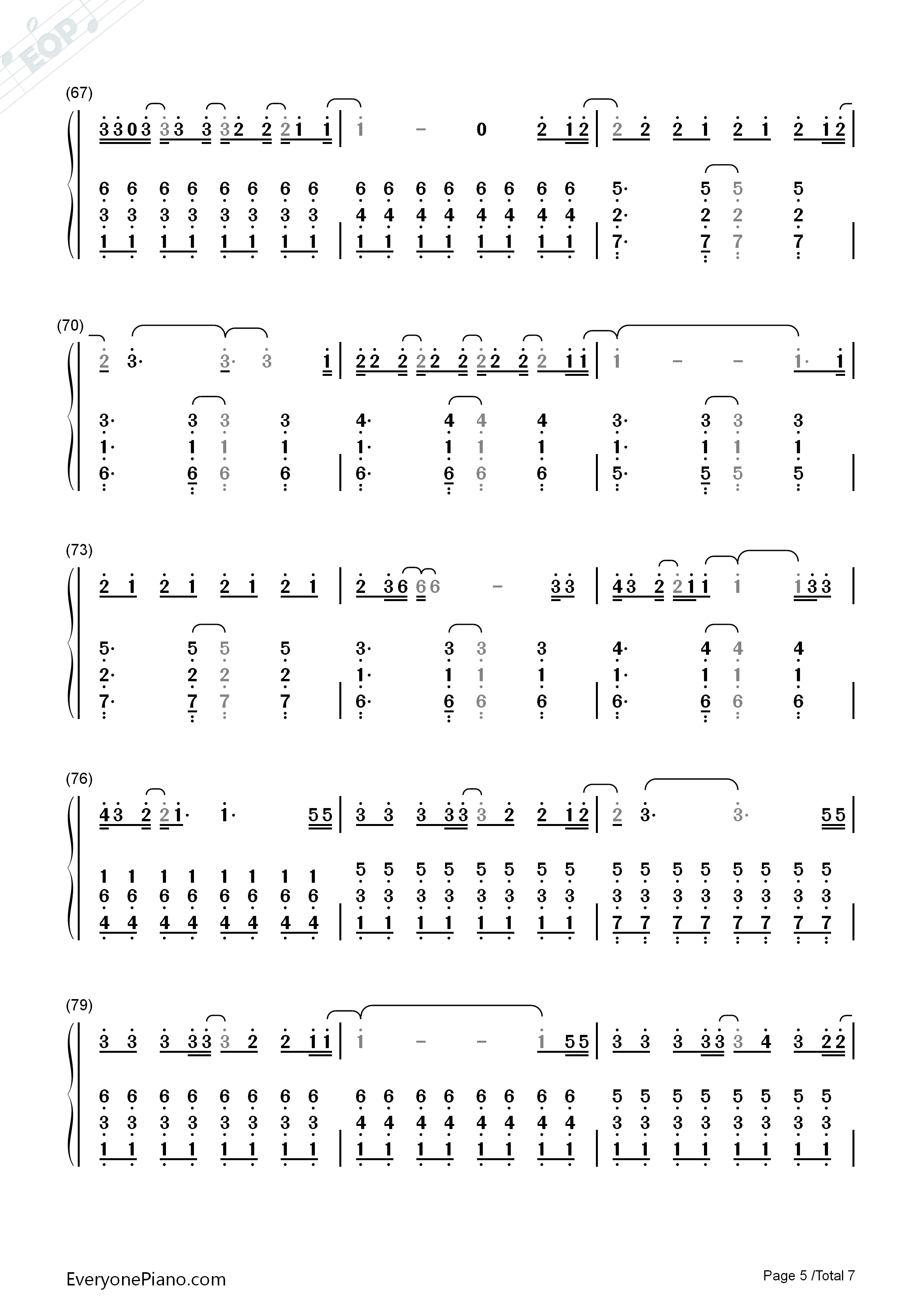 Amnesia钢琴简谱-5 Seconds of Summer演唱5