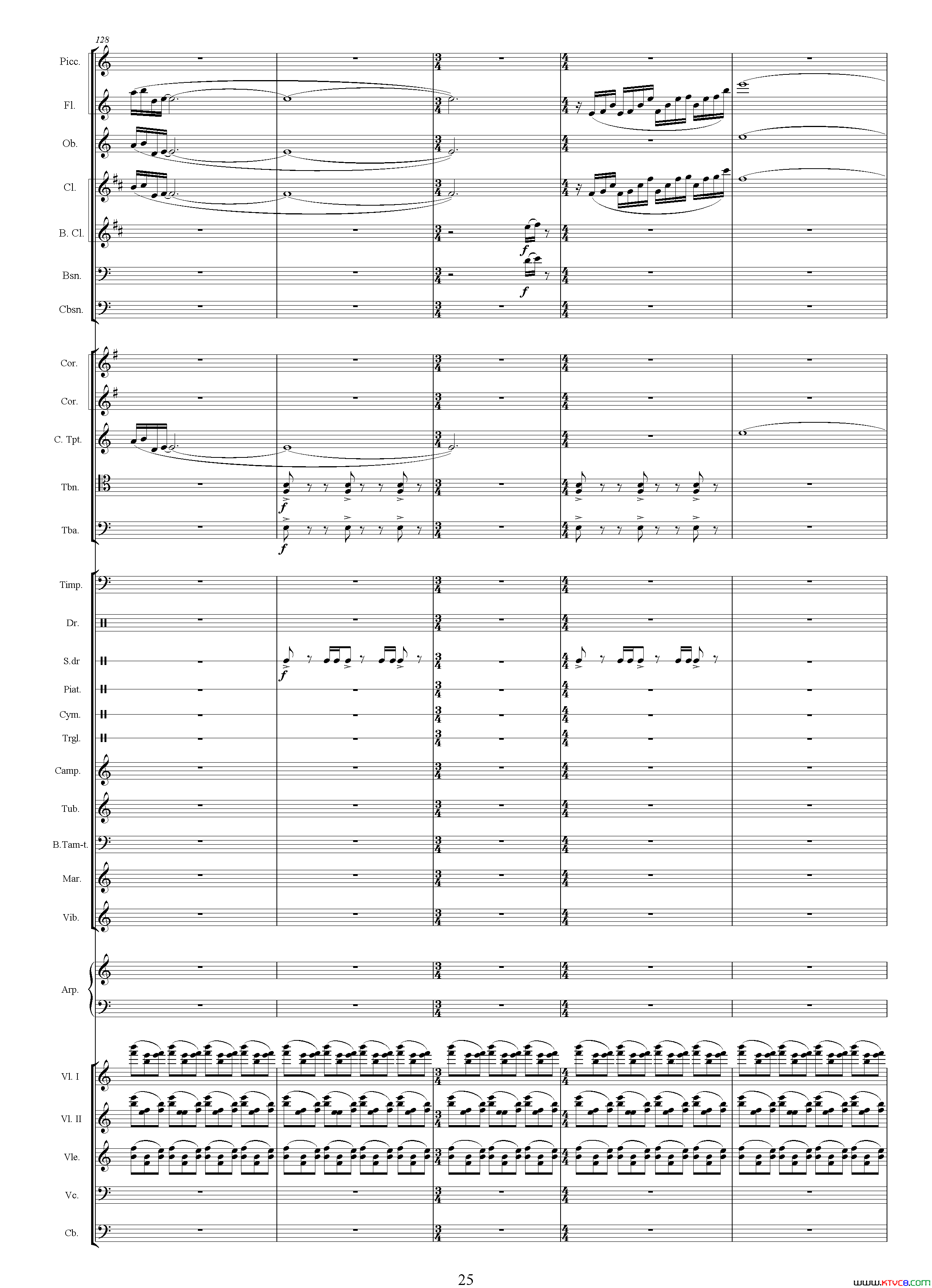 朱元璋还乡电视剧《传奇皇帝朱元璋》主题音乐总谱简谱1