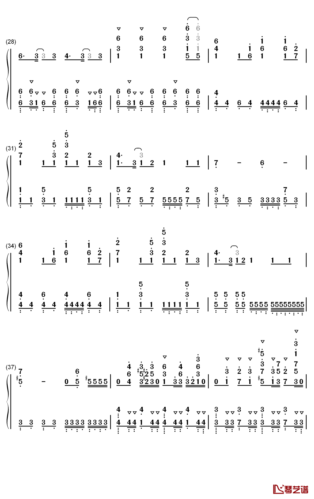 Strange Meat Pie钢琴简谱-数字双手-(K)NoW_NAME3