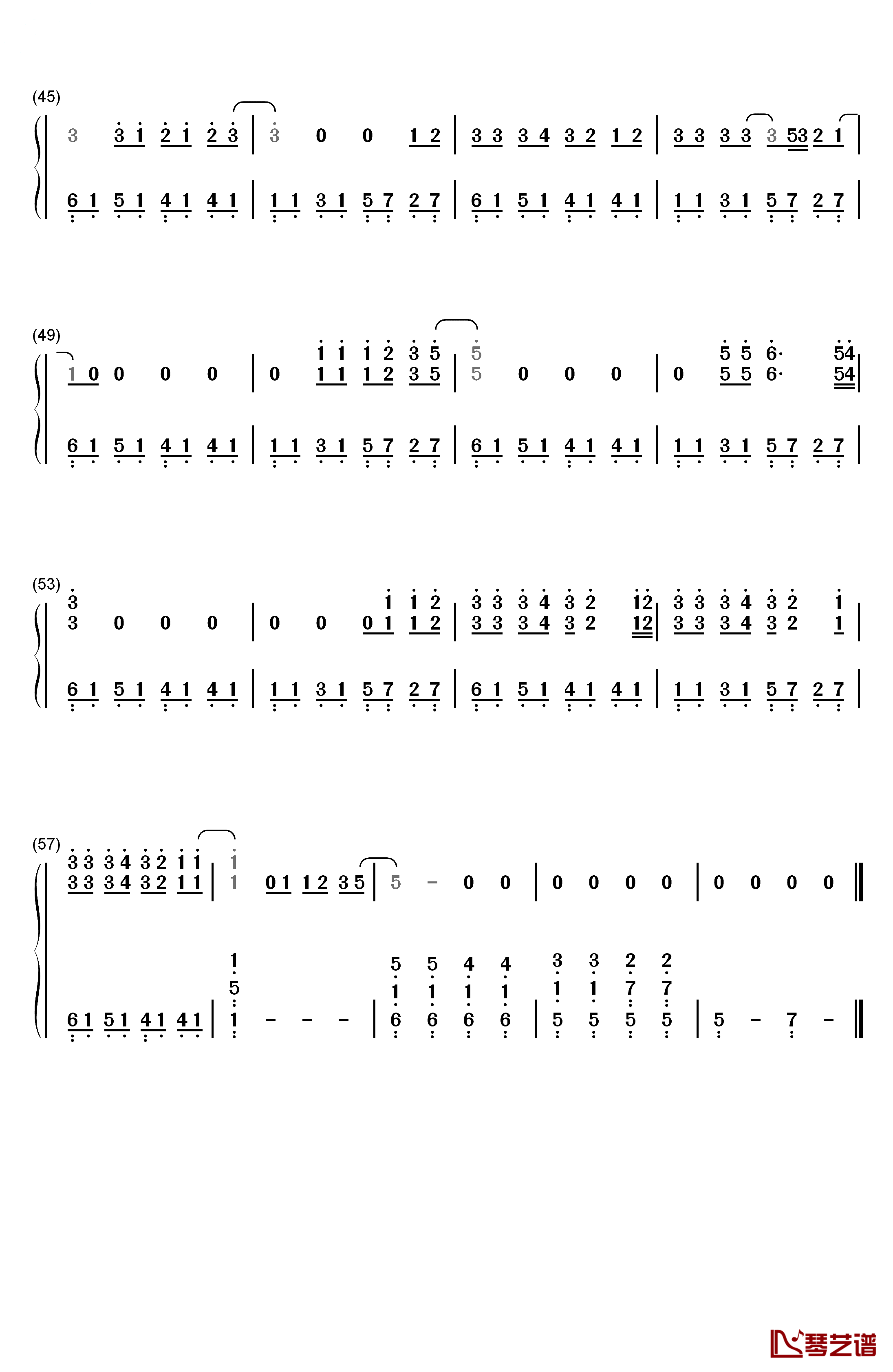 If I Were A Boy钢琴简谱-数字双手-Beyonce3