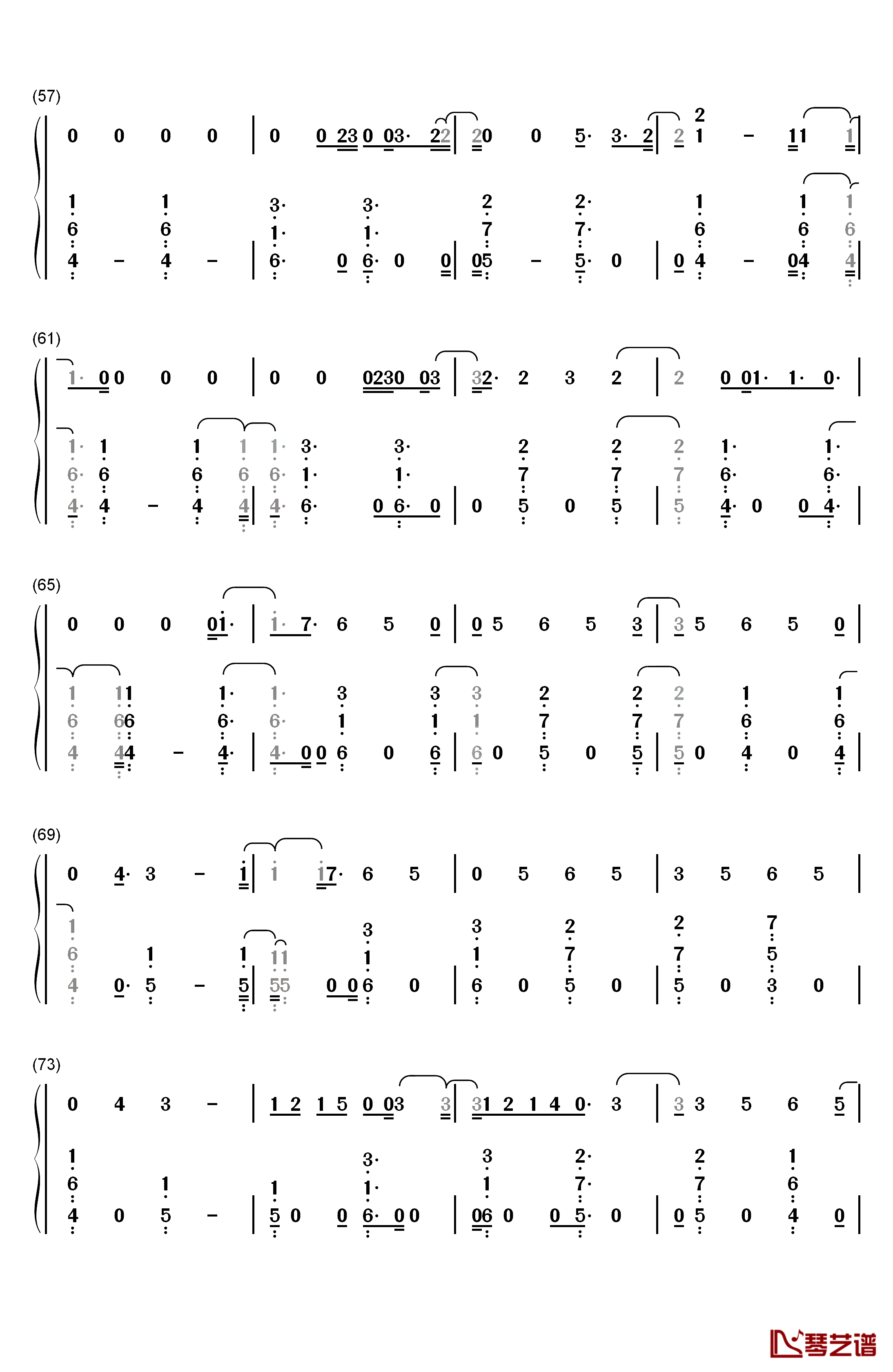 Reckless Love钢琴简谱-数字双手-Cory Asbury4