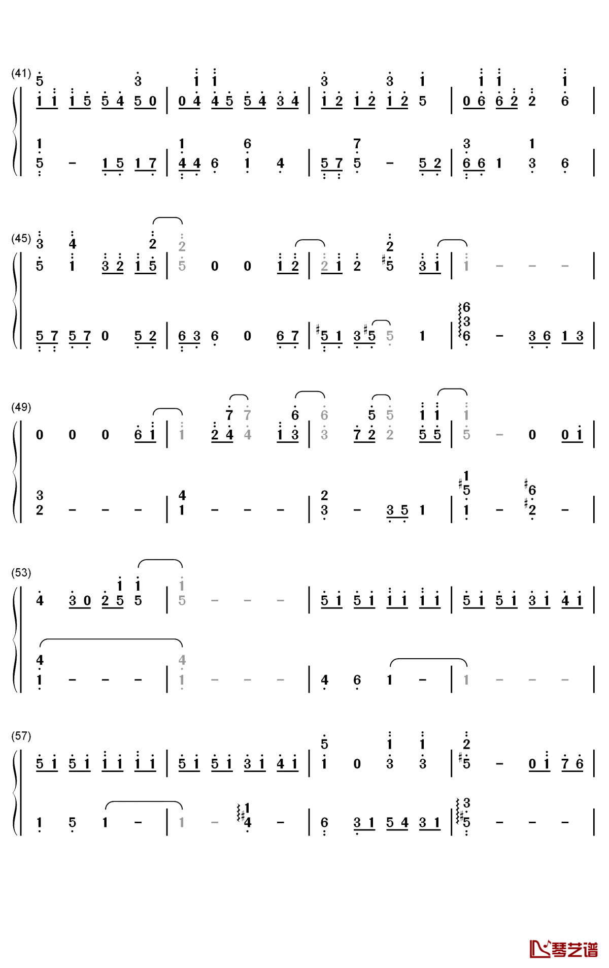 Us Again钢琴简谱-数字双手-Seventeen3