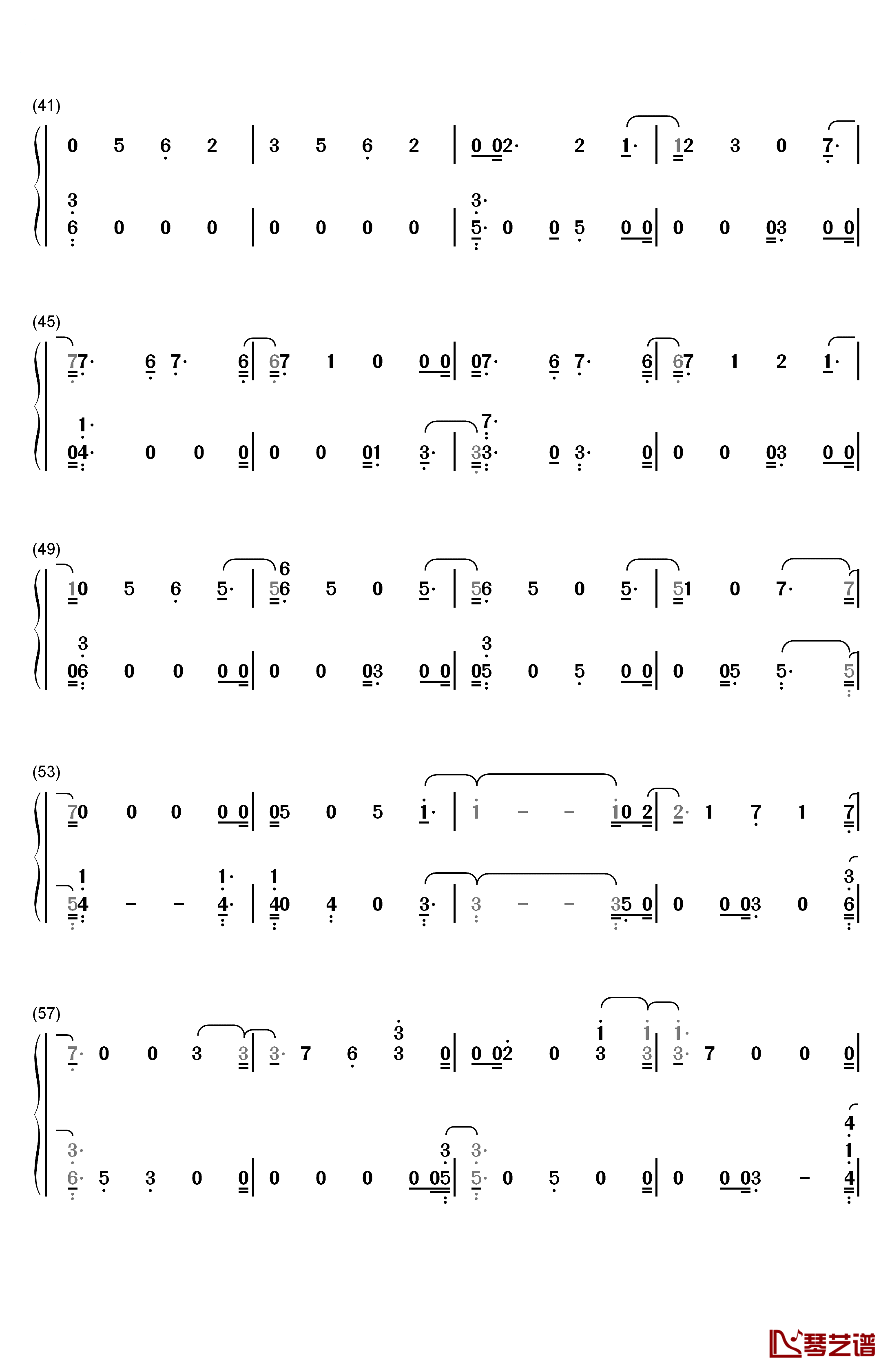 Crystal Snow钢琴简谱-数字双手-防弹少年团3