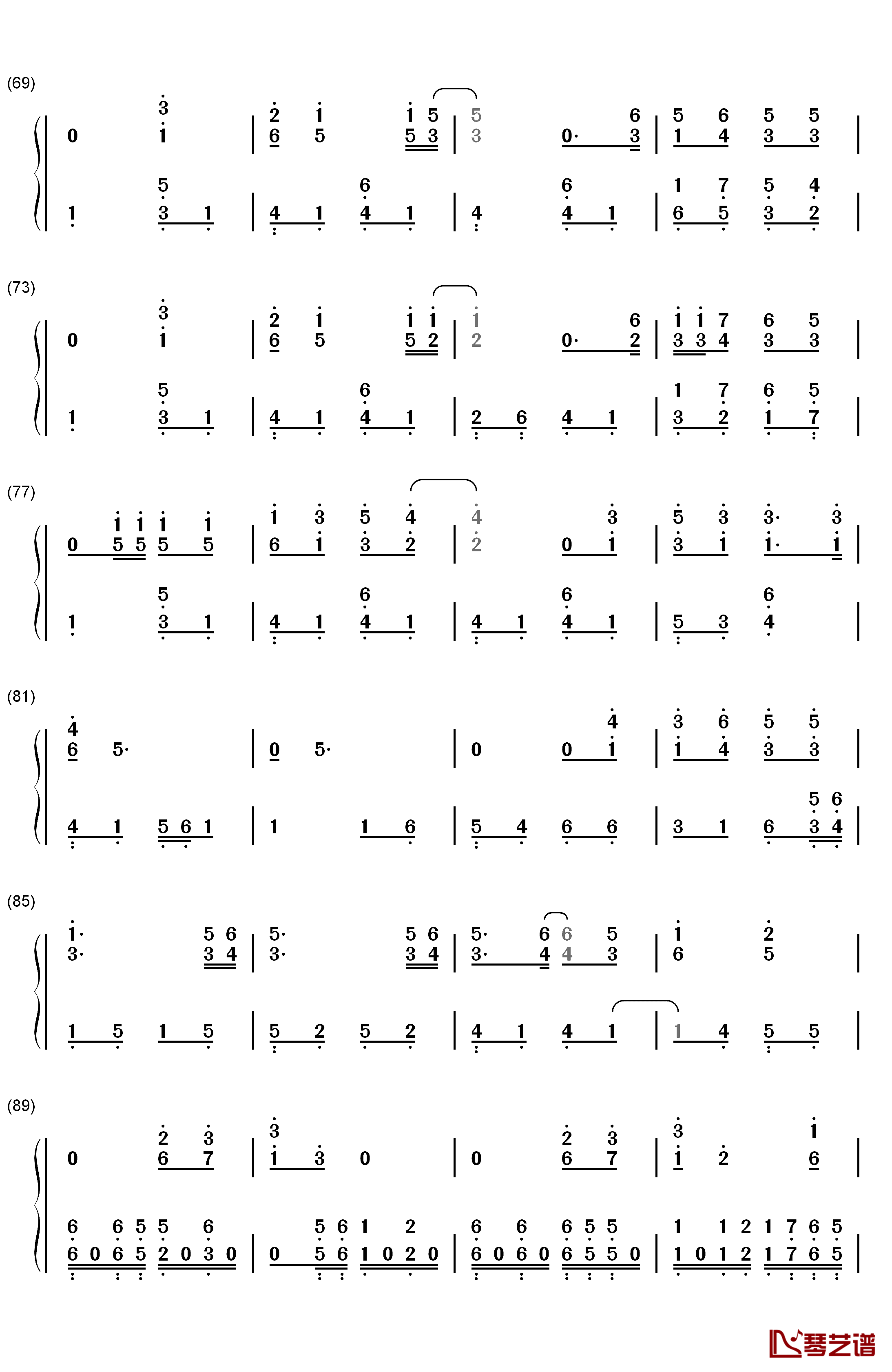 A Step You Can't Take Back钢琴简谱-数字双手-Keira Knightley4