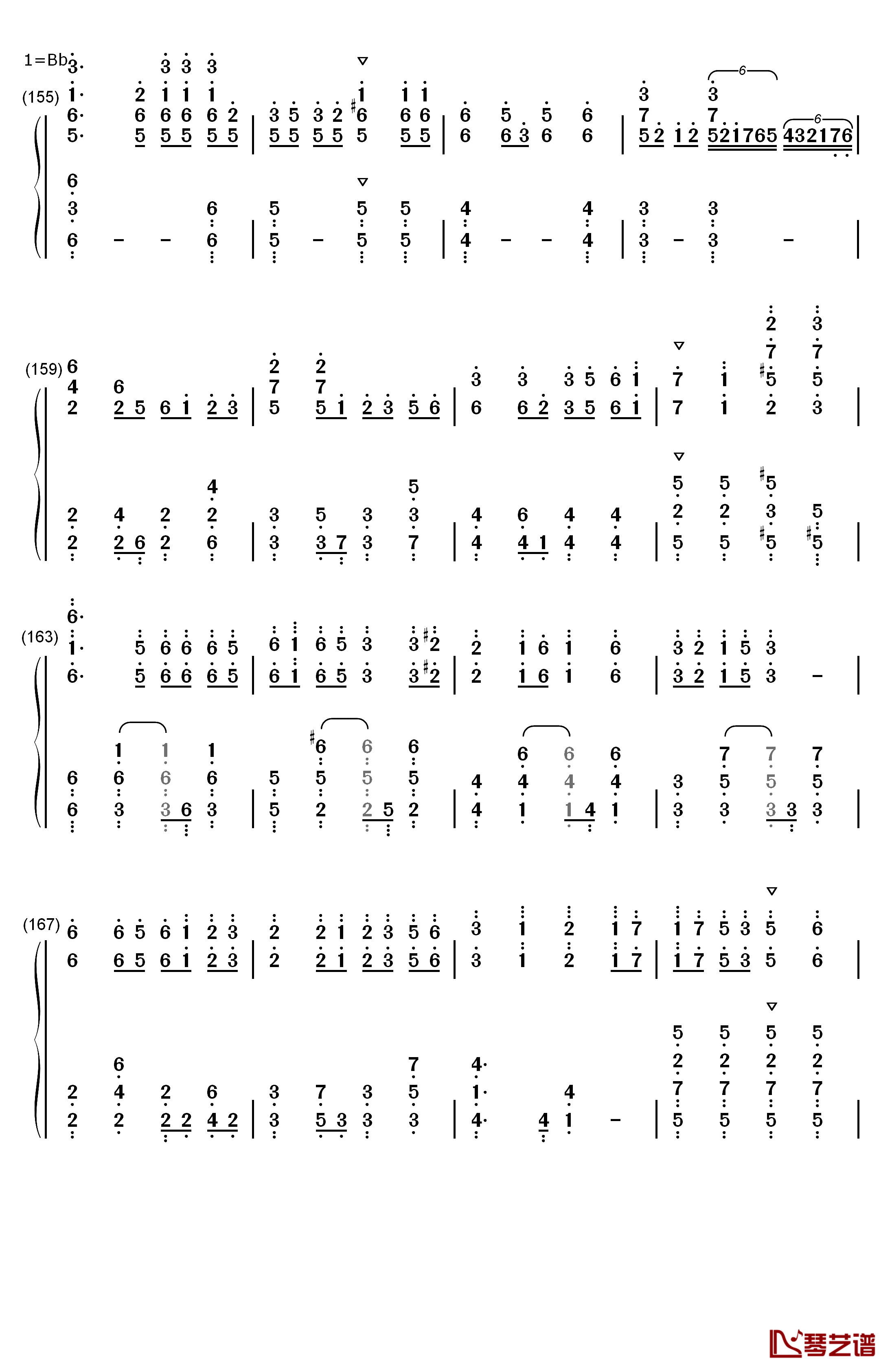 阳炎days钢琴简谱-数字双手-自然の敌P10