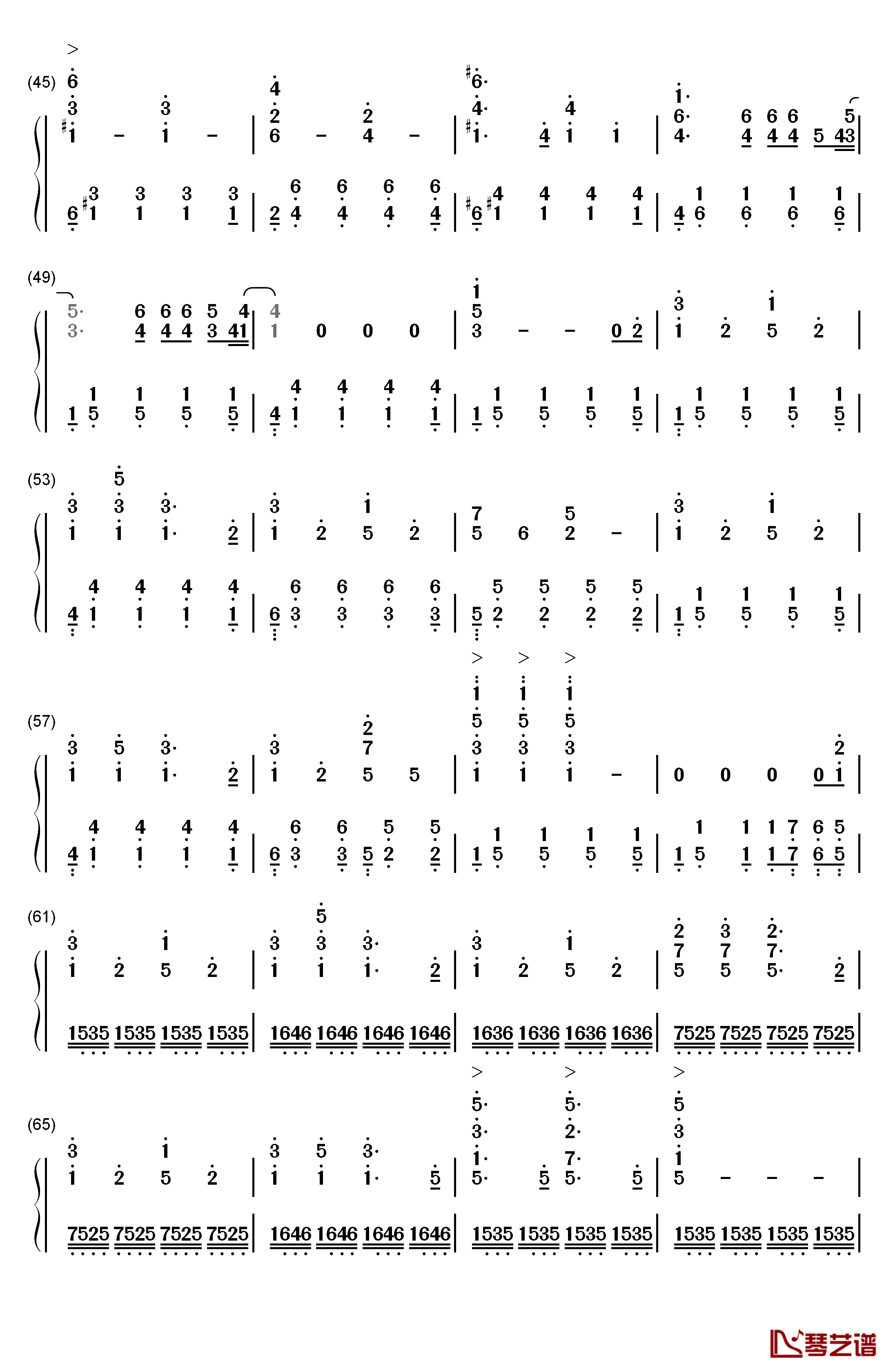 House Of Gold钢琴简谱-数字双手-Twenty One Pilots3