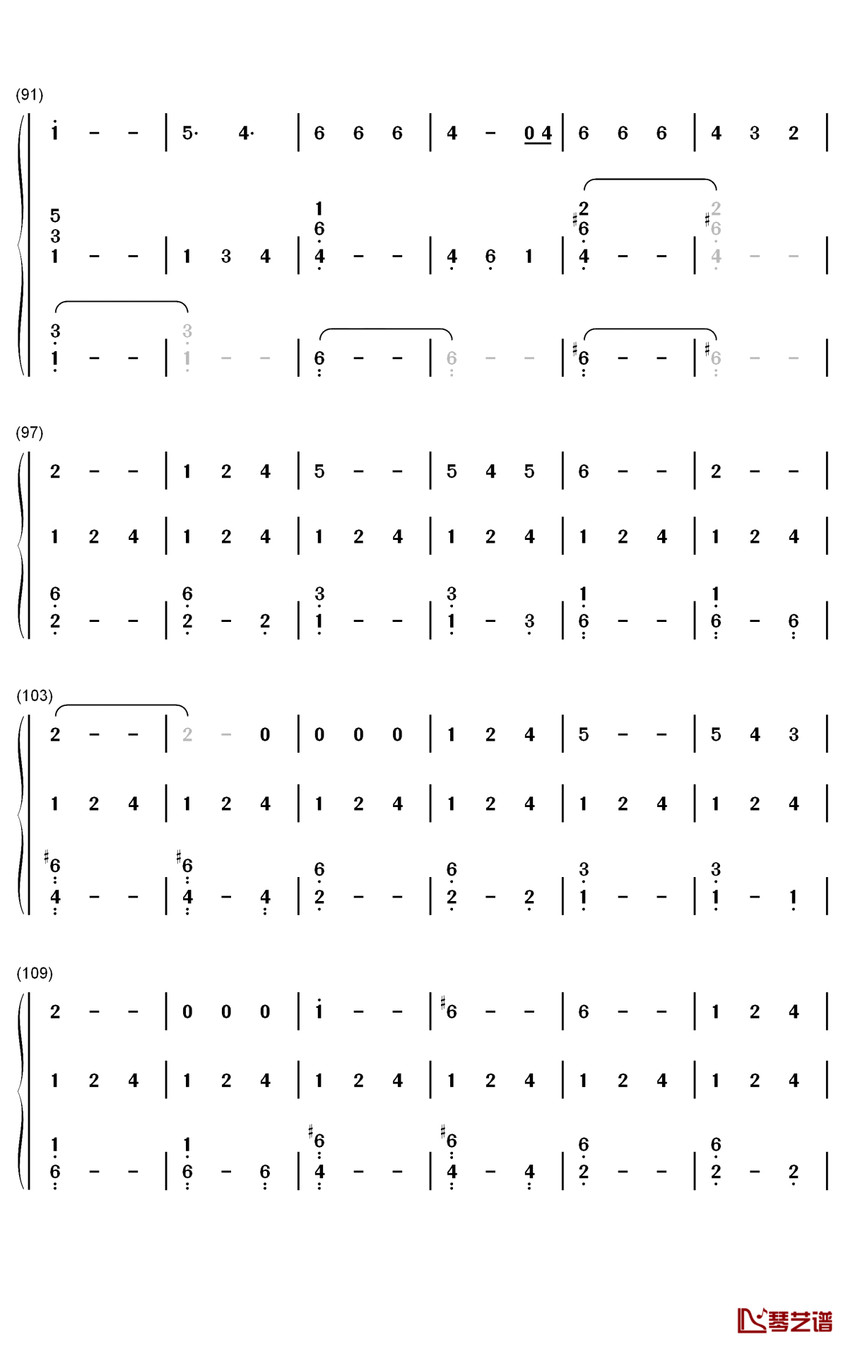 Lover of Mine钢琴简谱-数字双手-5 Seconds of Summer5