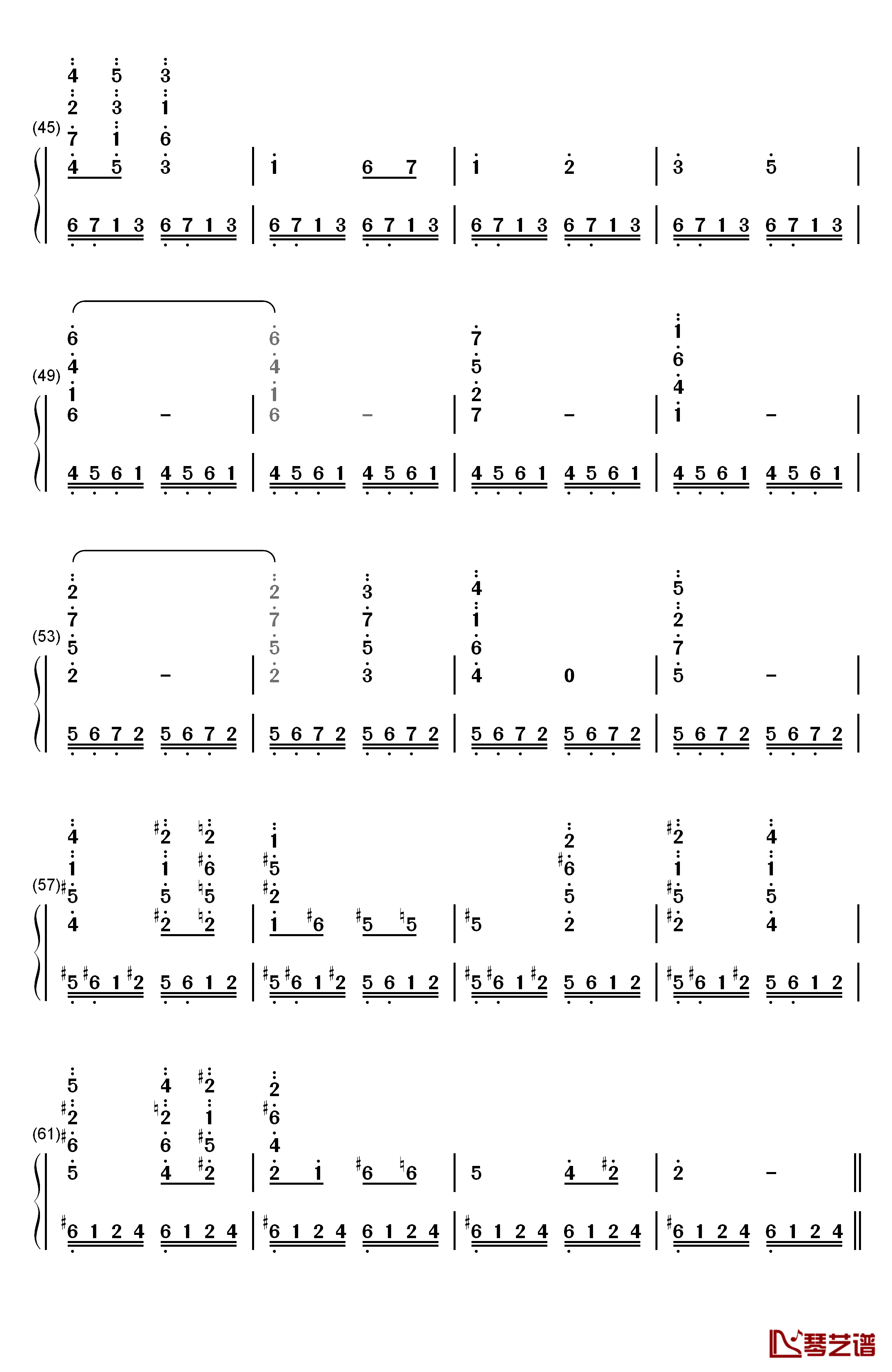 Prelude钢琴简谱-数字双手-植松伸夫3