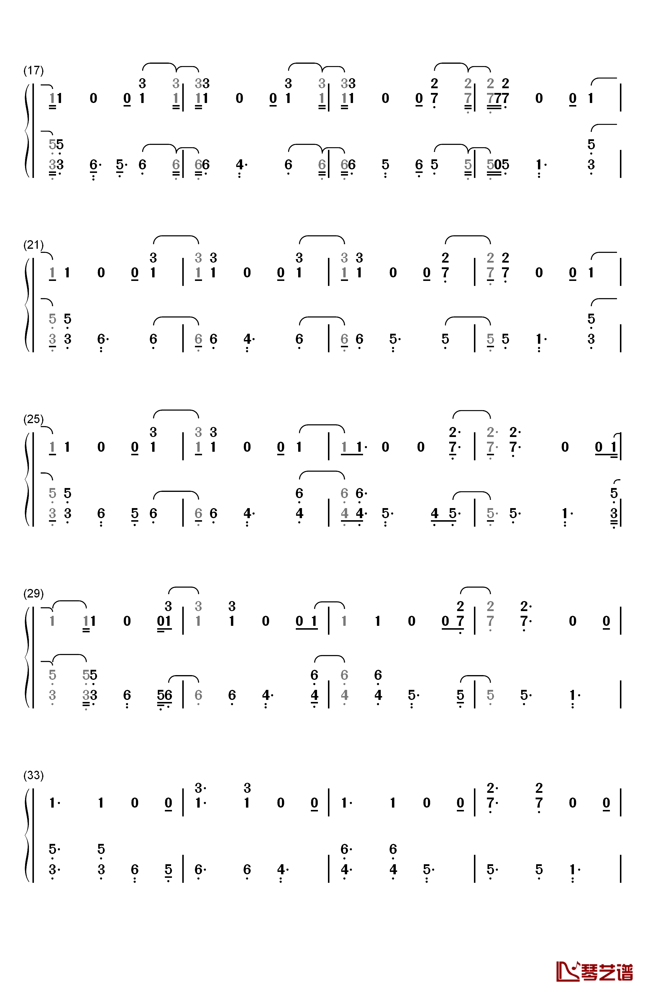 Follow Your Fire钢琴简谱-数字双手-Kodaline2