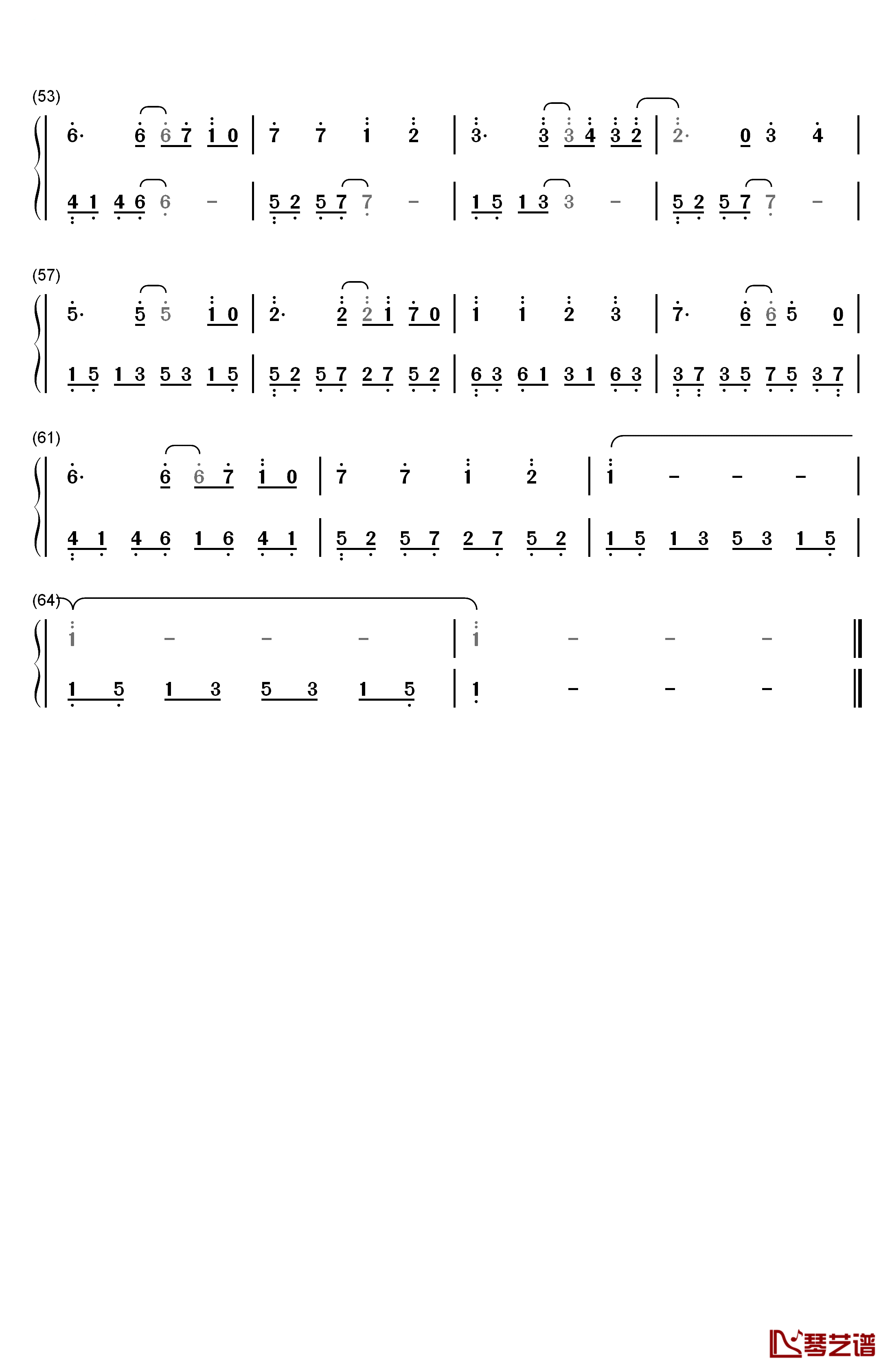 Estavius钢琴简谱-数字双手-Phyrnna3