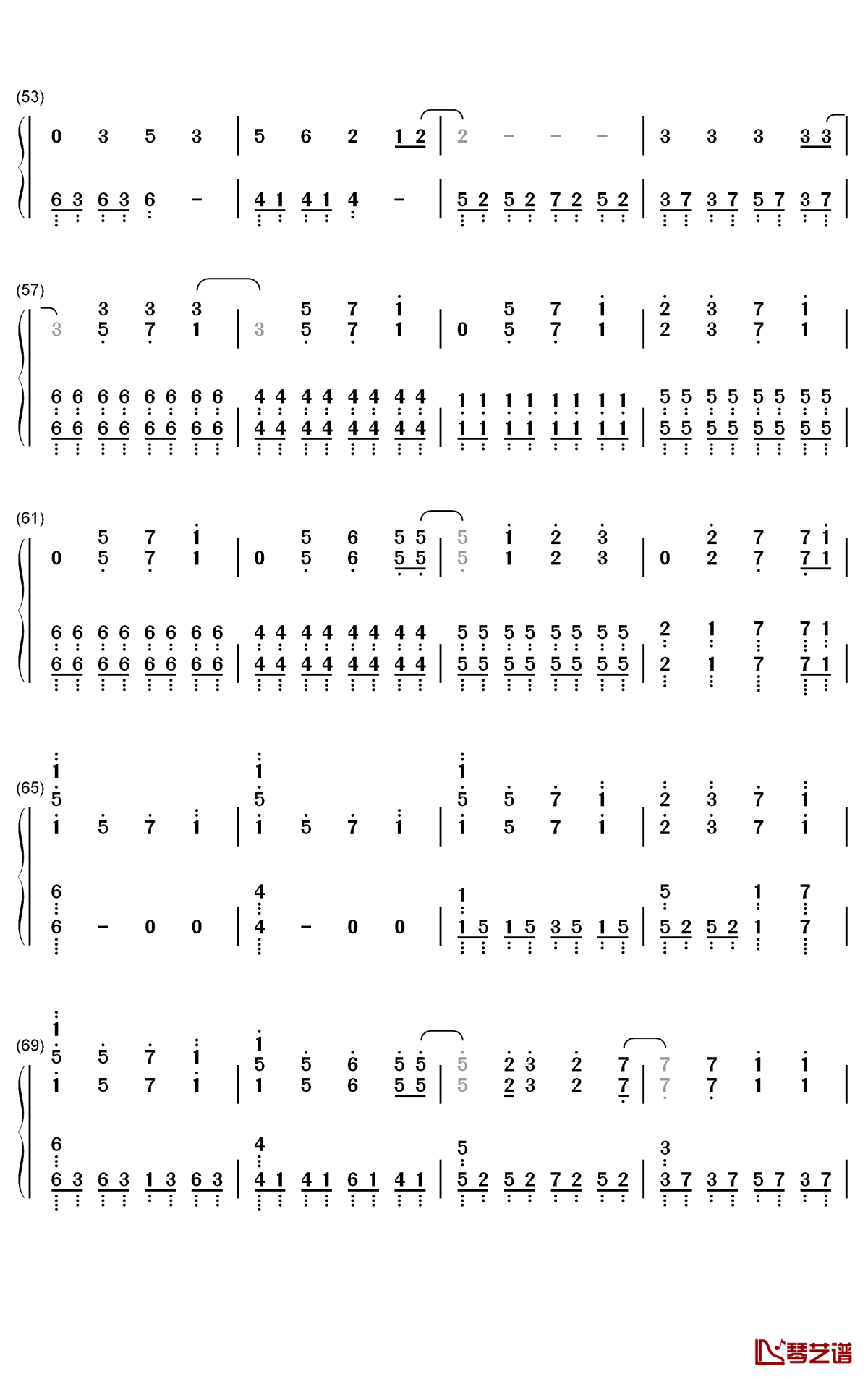 Love Is Gone钢琴简谱-数字双手-Slander Dylan Matthew4