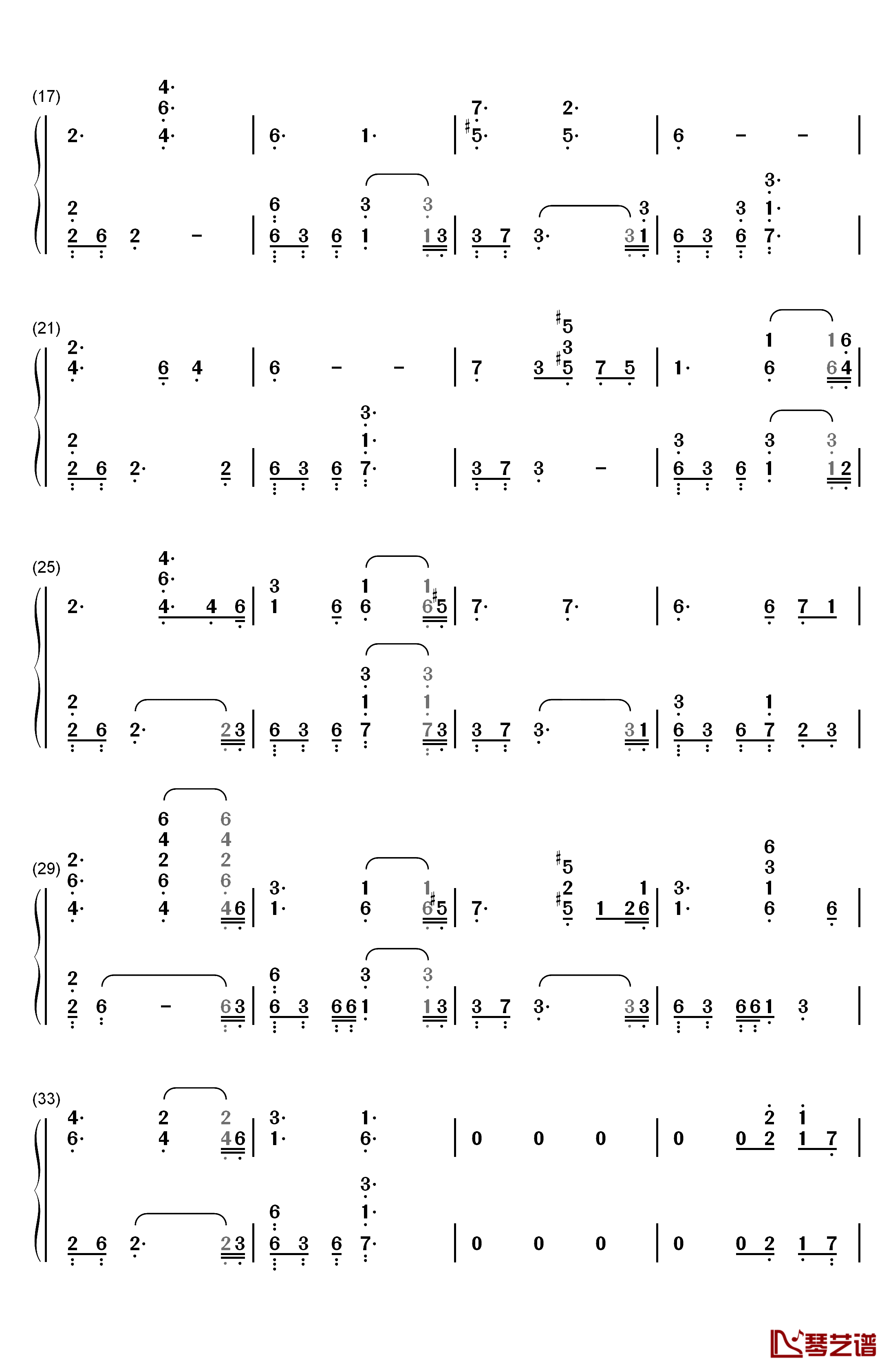 Expectations钢琴简谱-数字双手-Lauren Jauregui2