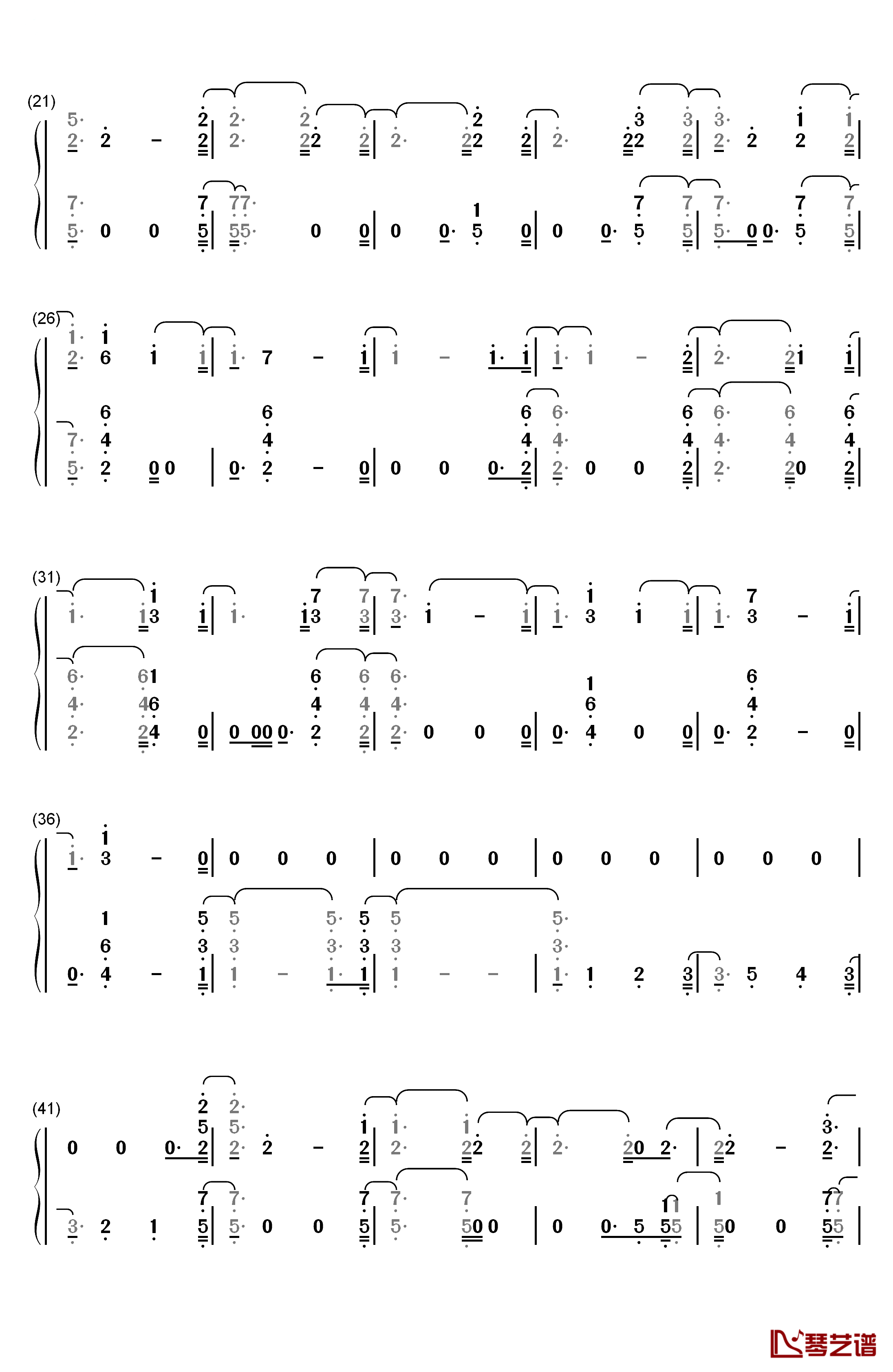 Ever Since New York钢琴简谱-数字双手-Harry Styles2