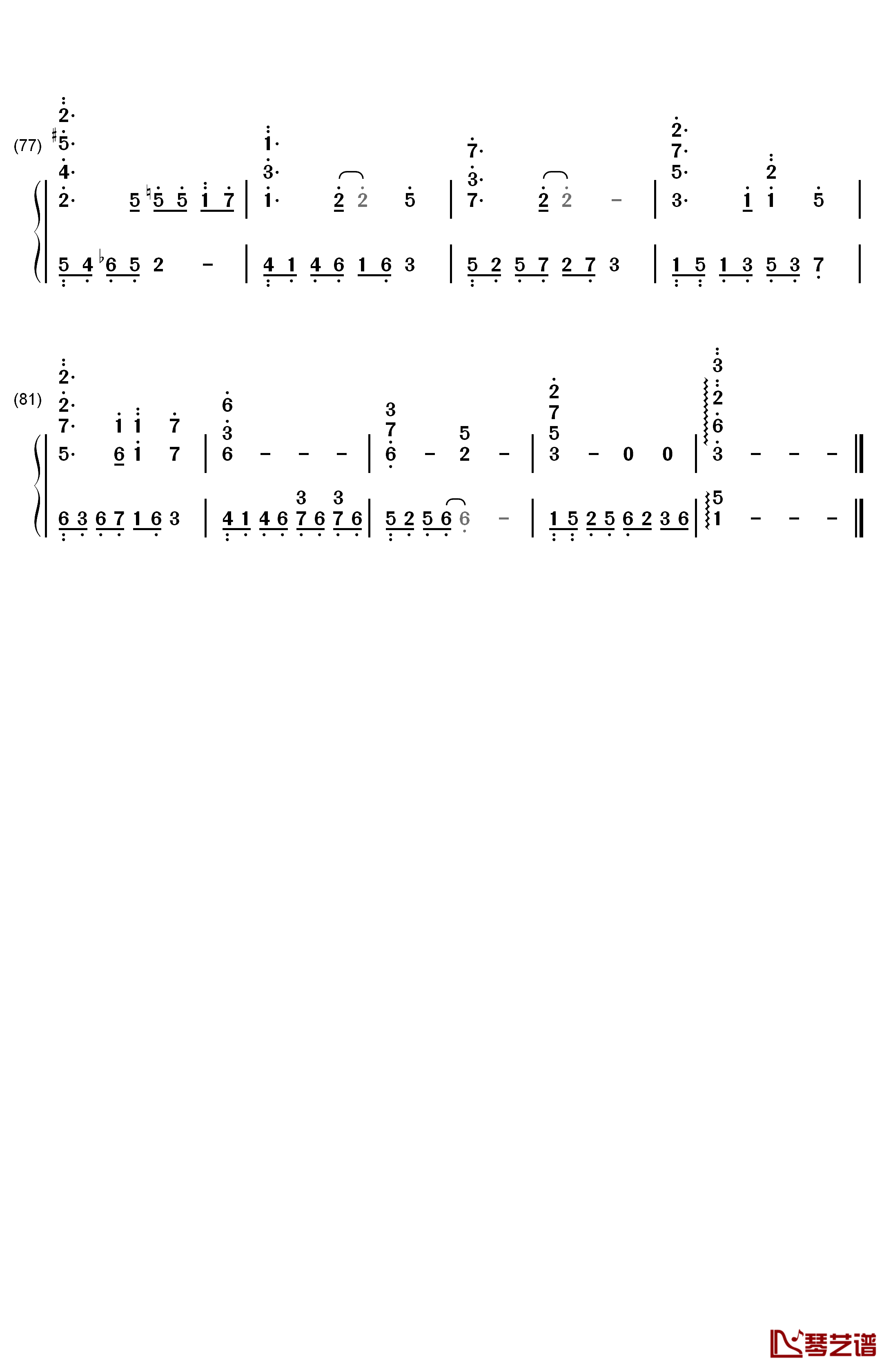 那一天的河川钢琴简谱-数字双手-久石让  Joe Hisaishi 宫崎骏5