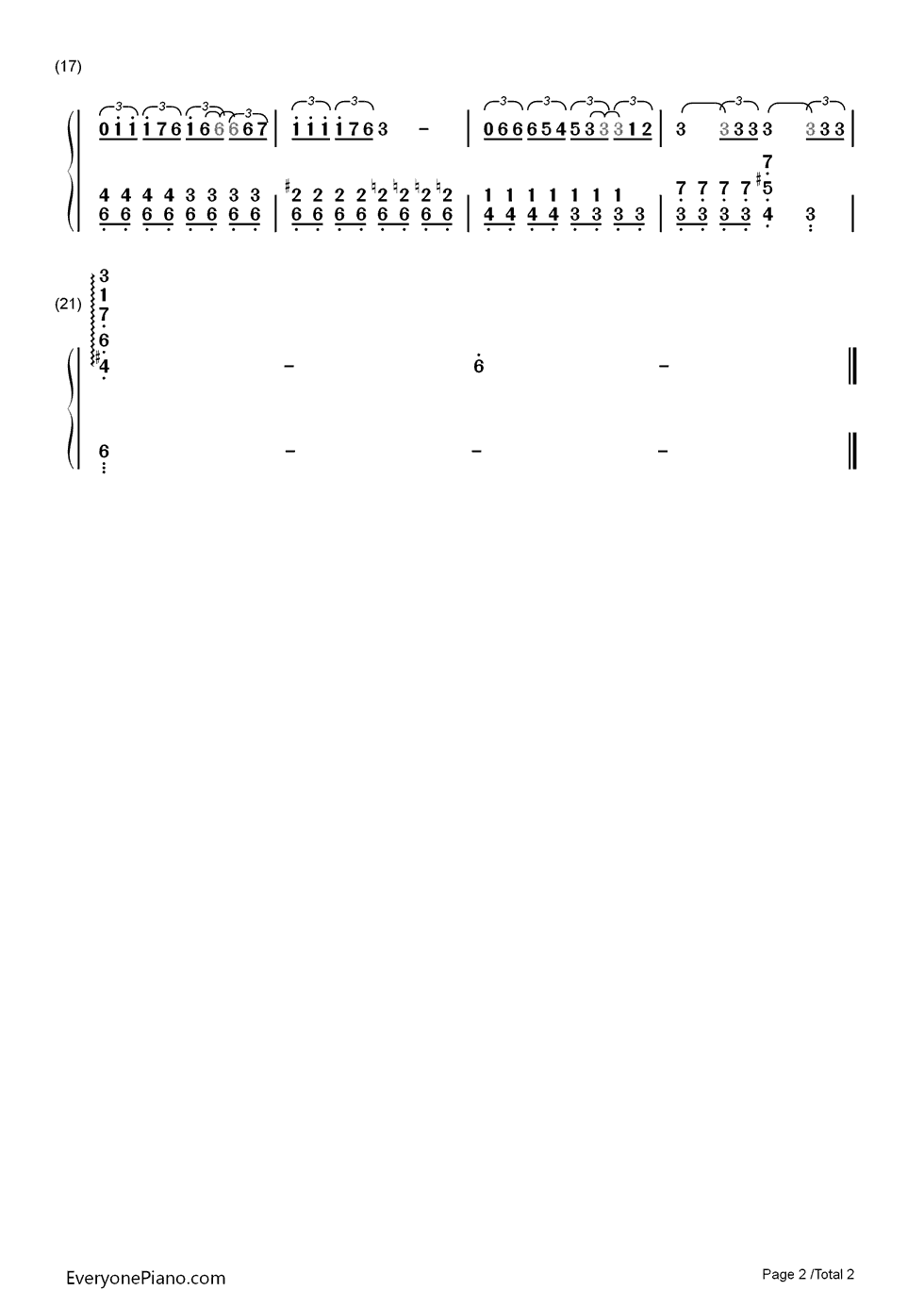 Confessa钢琴简谱-数字双手-Adriano Celentano2