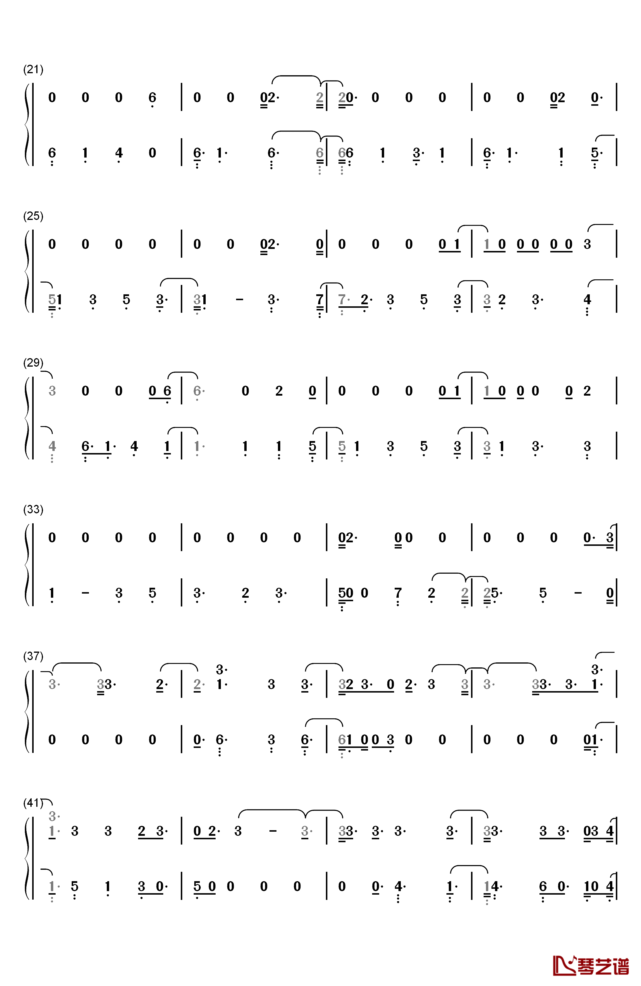 Can You Feel It钢琴简谱-数字双手-Highlight2