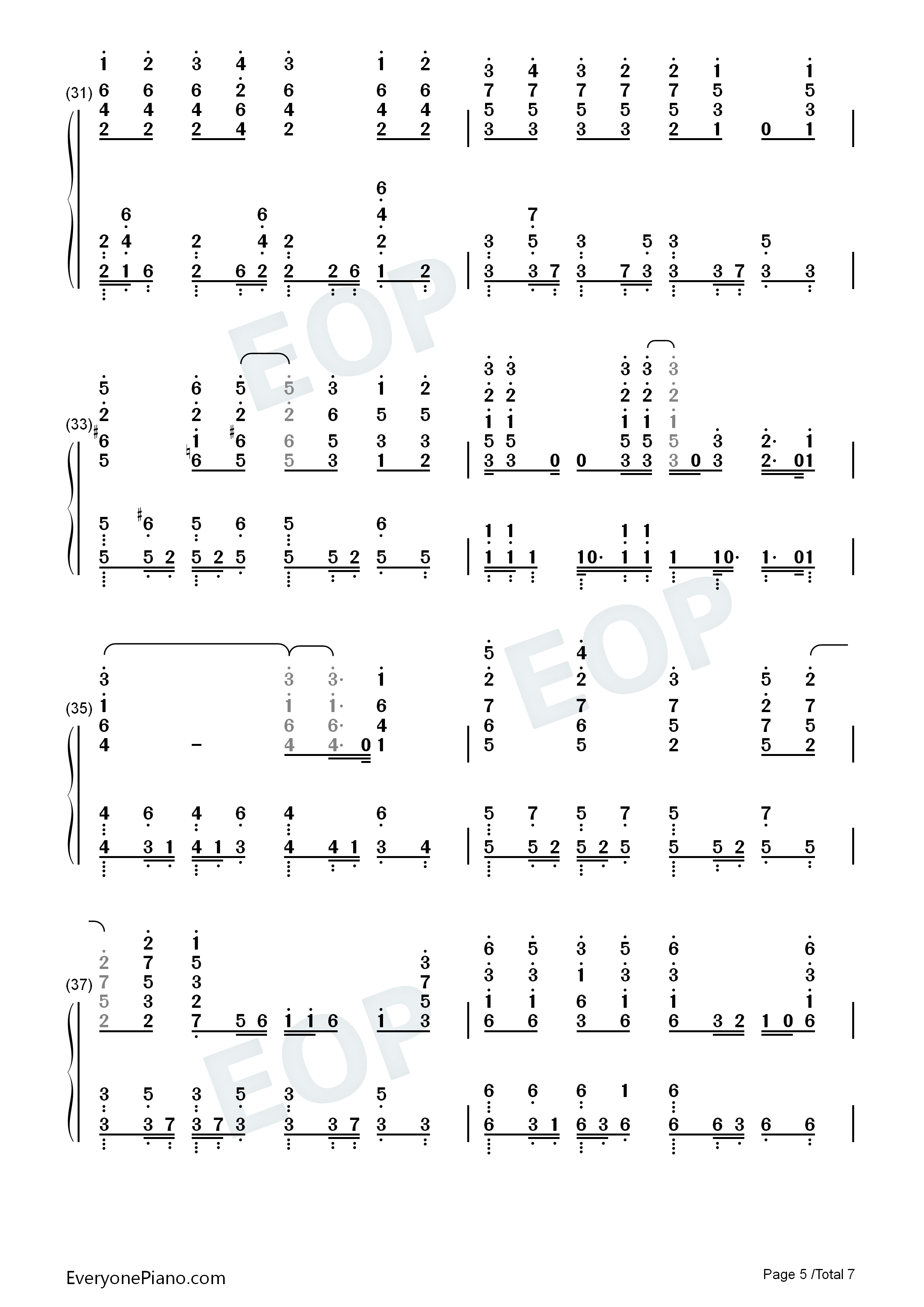 Gimmme钢琴简谱-ORESAMA演唱5