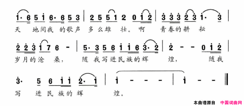 怀有梦想简谱1