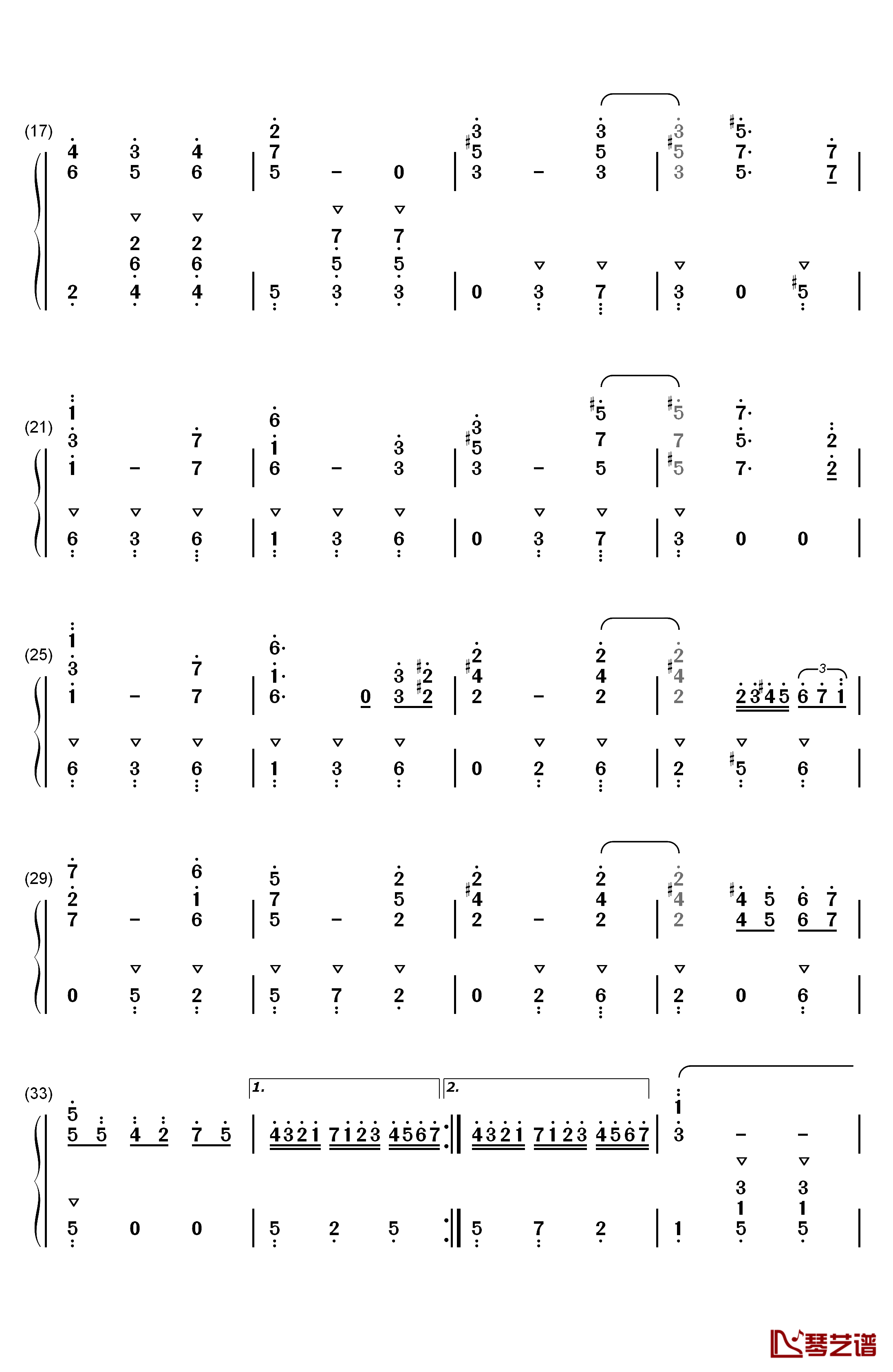 Potter Waltz钢琴简谱-数字双手-Patrick Doyle2