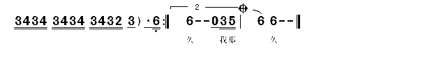 穿越时空的爱情简谱-易欣演唱1