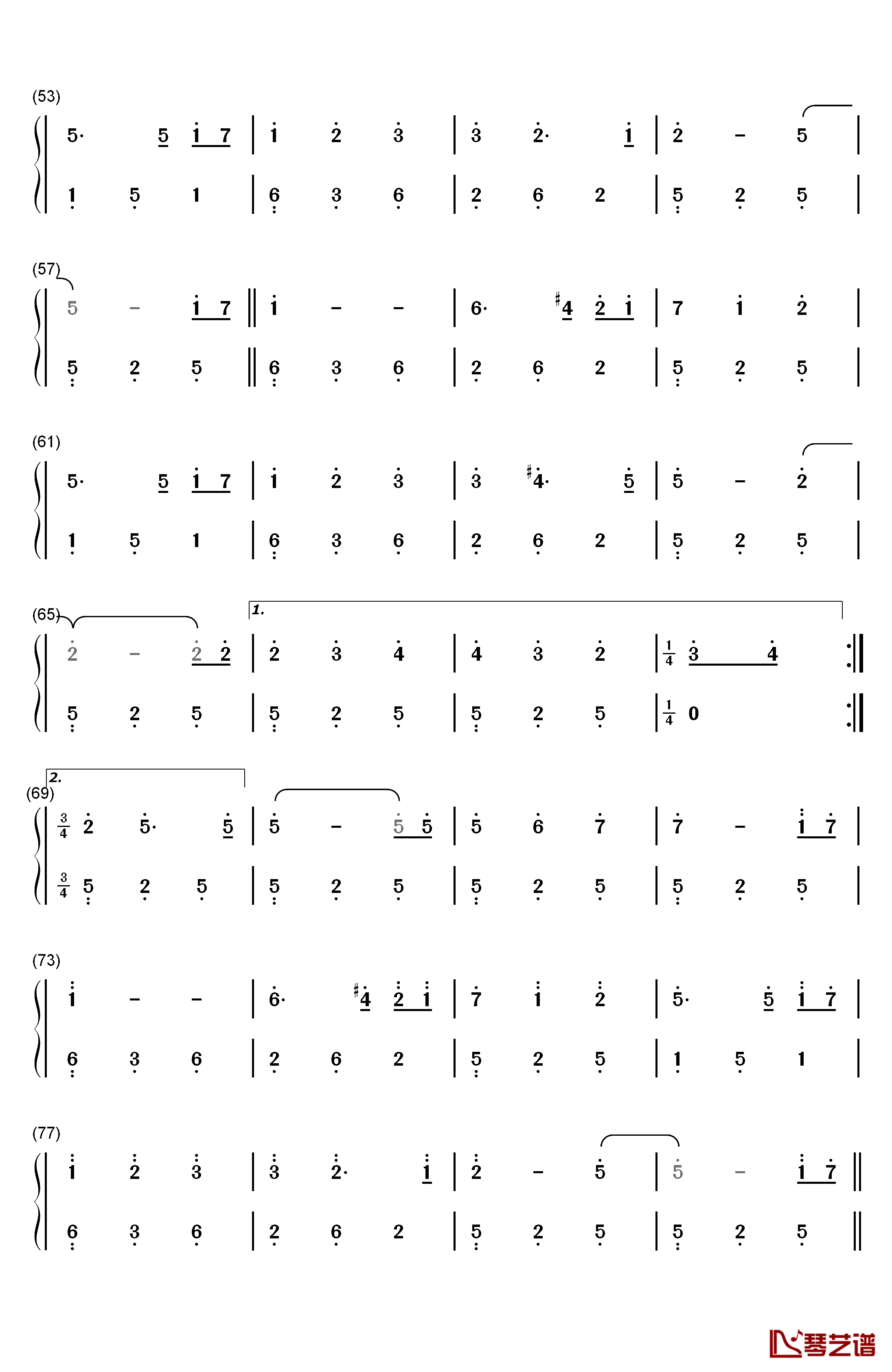 Butterfly Waltz钢琴简谱-数字双手-Brian Crain3