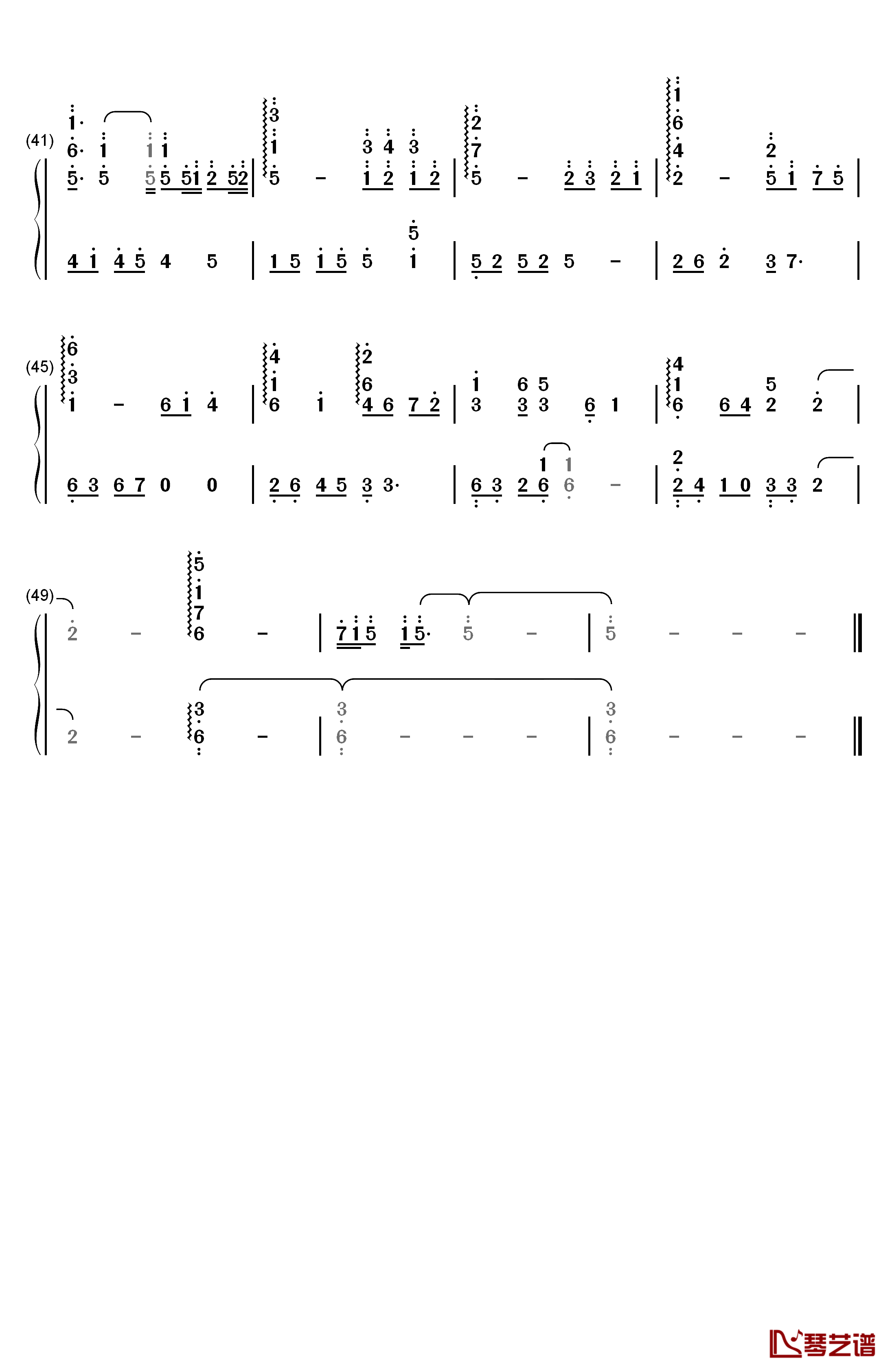 涙のテーマ钢琴简谱-数字双手-柿岛伸次3