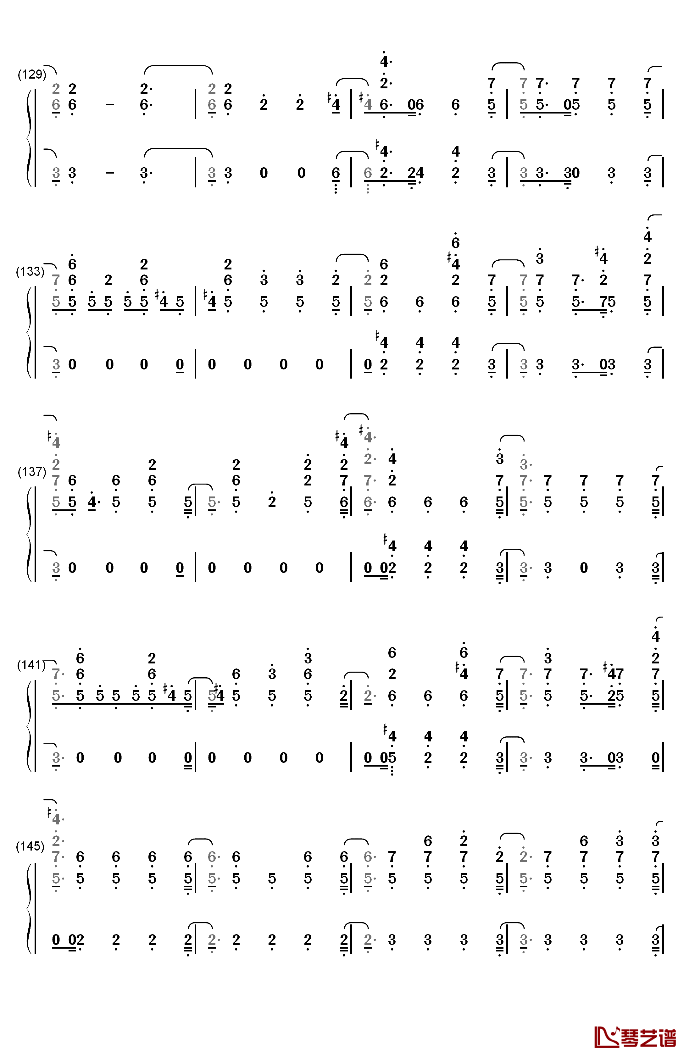 Stand钢琴简谱-数字双手-George S. Clinton7