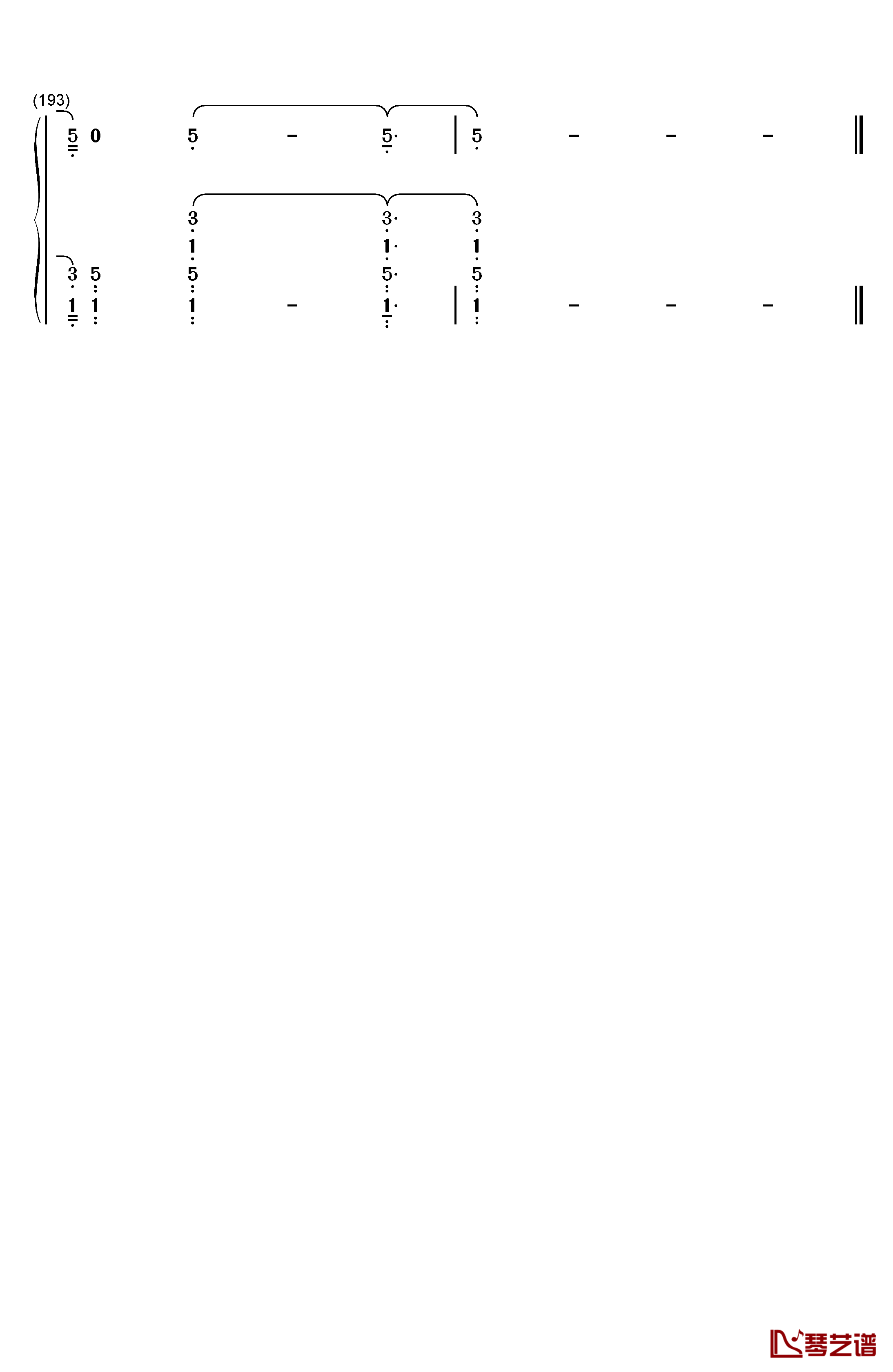 Fake Happy钢琴简谱-数字双手-Paramore10