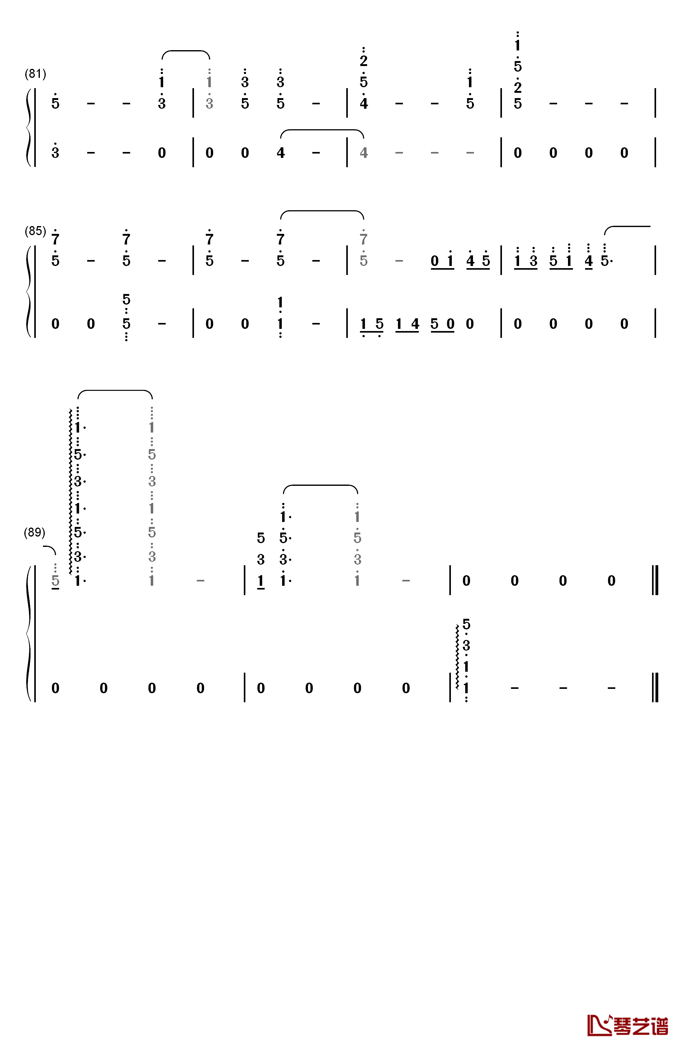 Elemental World钢琴简谱-数字双手-ChouCho5