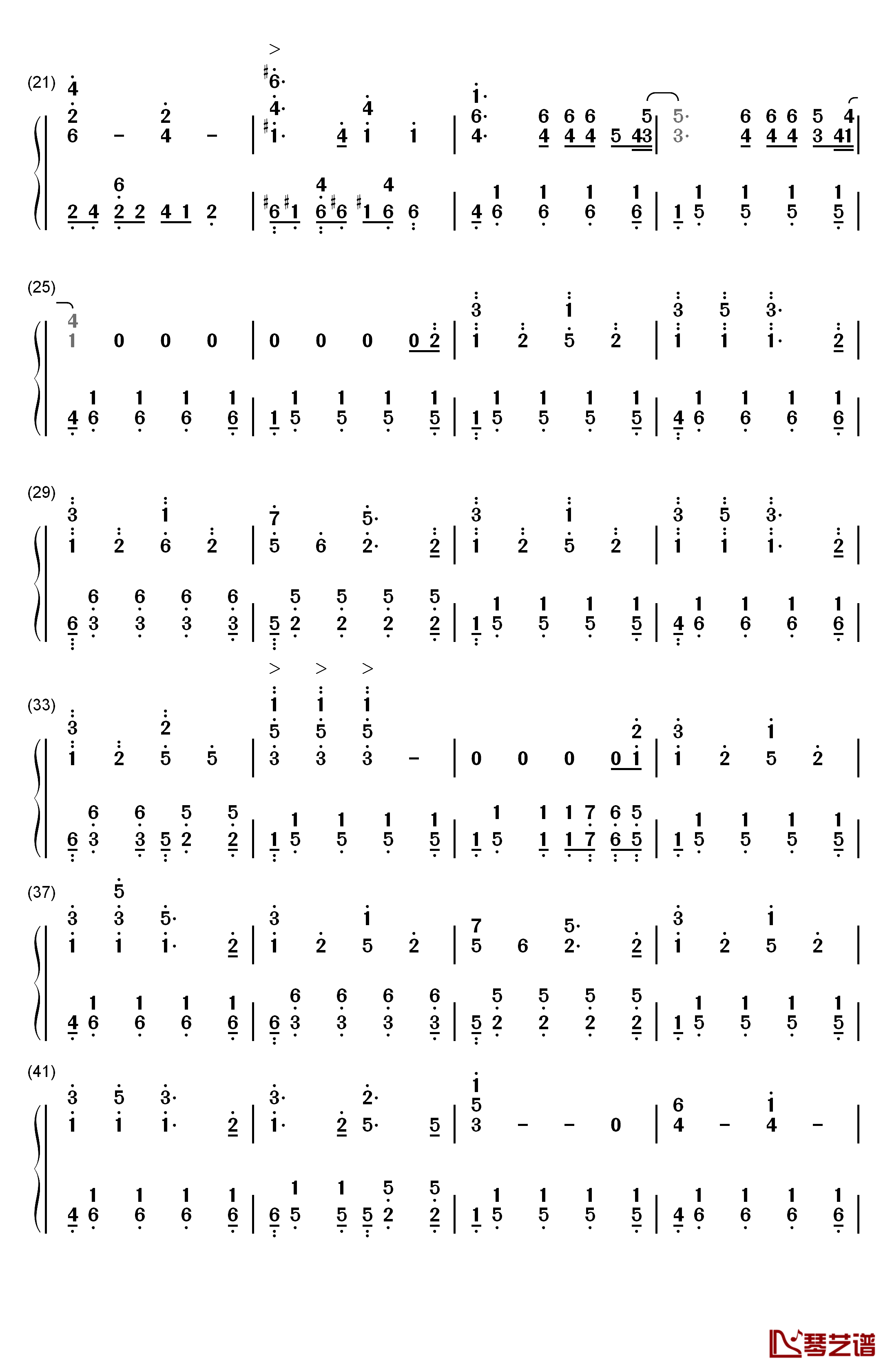 House Of Gold钢琴简谱-数字双手-Twenty One Pilots2