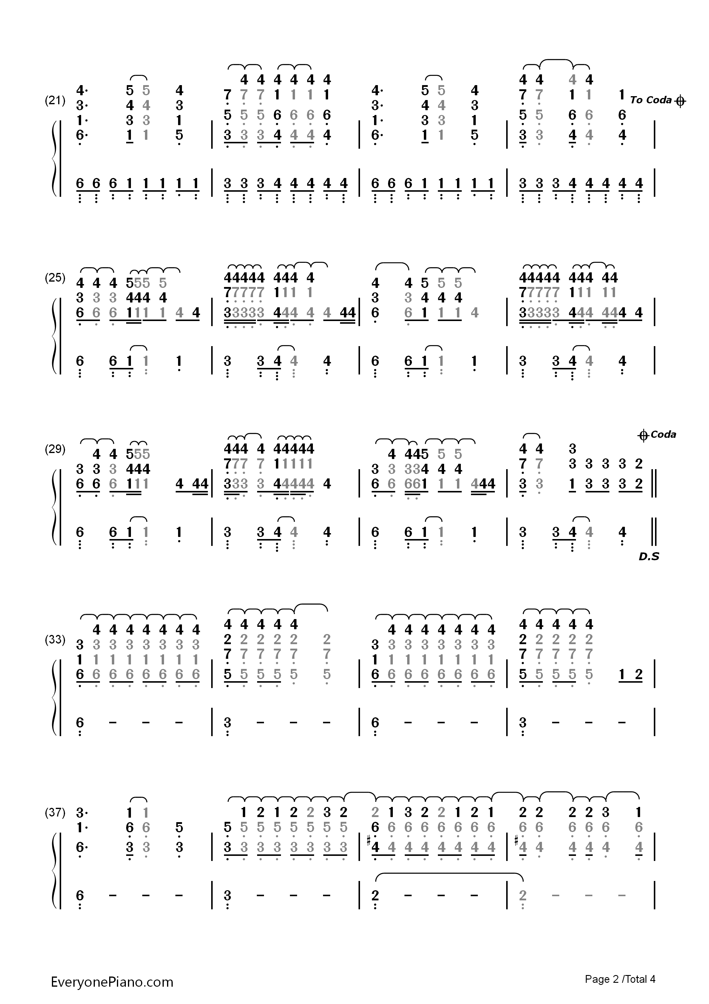 Blah Blah Blah钢琴简谱-Kesha演唱2