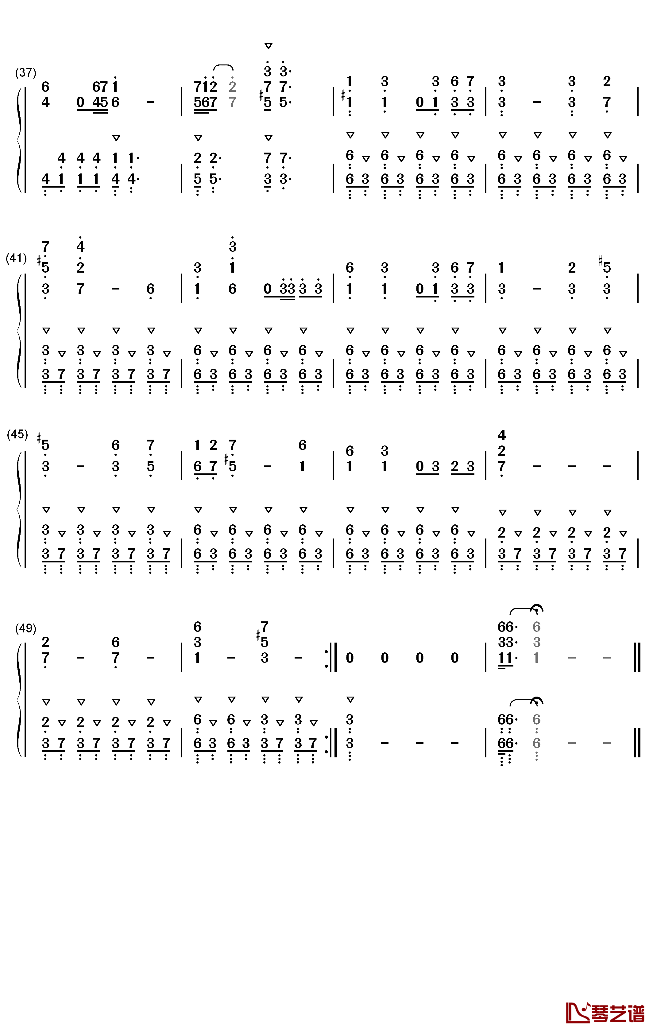 钢铁洪流进行曲钢琴简谱-数字双手-联合军乐团创作室3