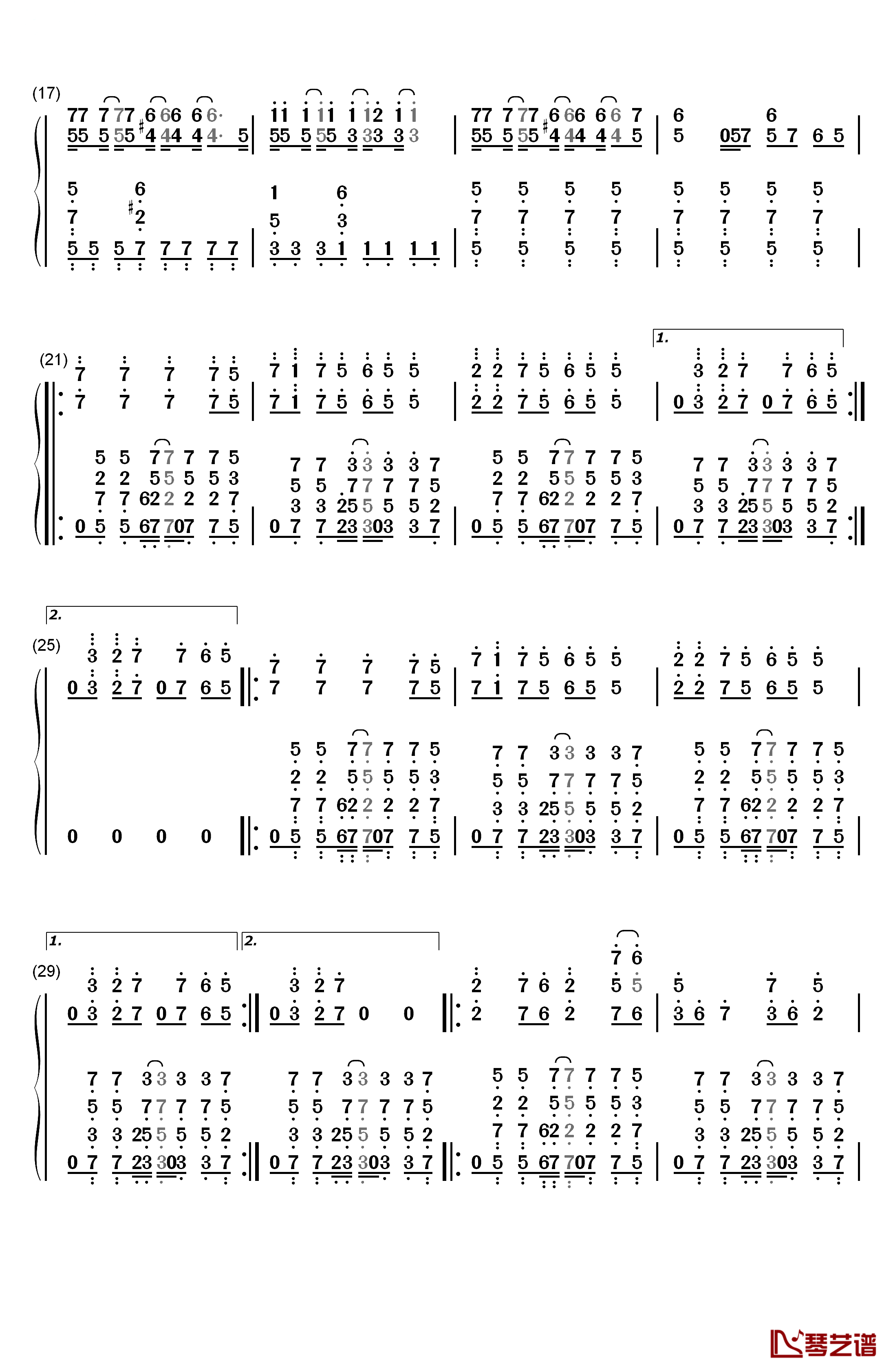 Don't Want You Back钢琴简谱-数字双手-Bakermat2