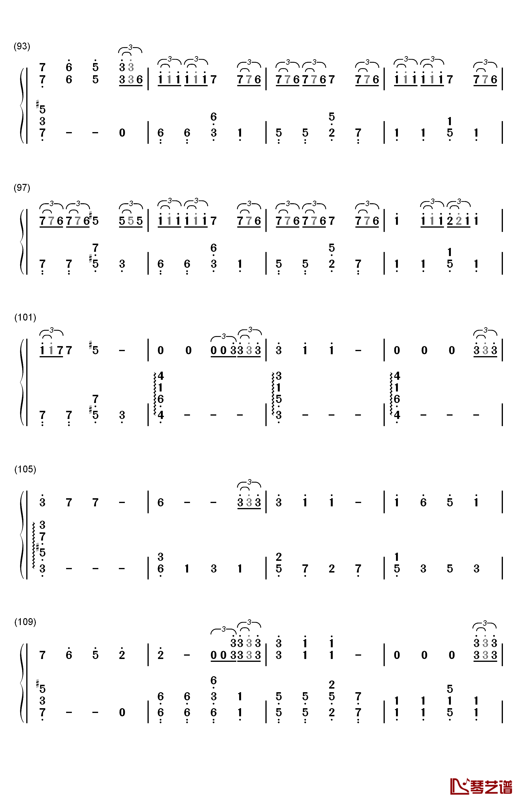 Stressed Out钢琴简谱-数字双手-Twenty One Pilots6